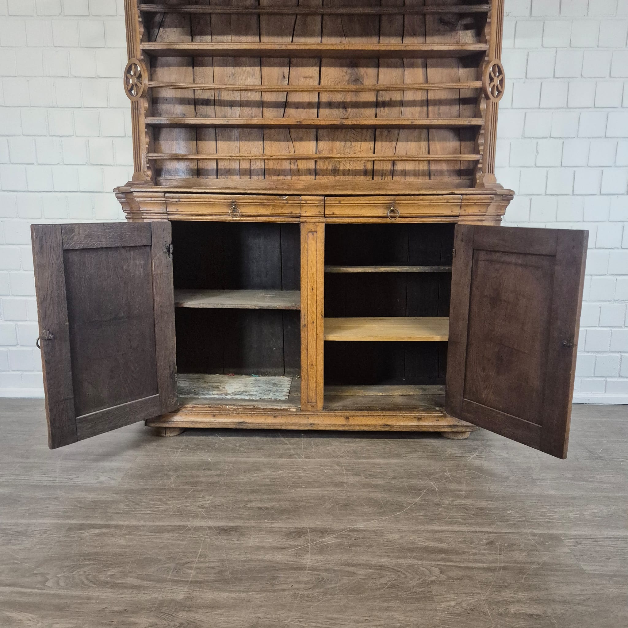 Bordenkast Buffetkast Barok 1760 Eiken - Afbeelding 16