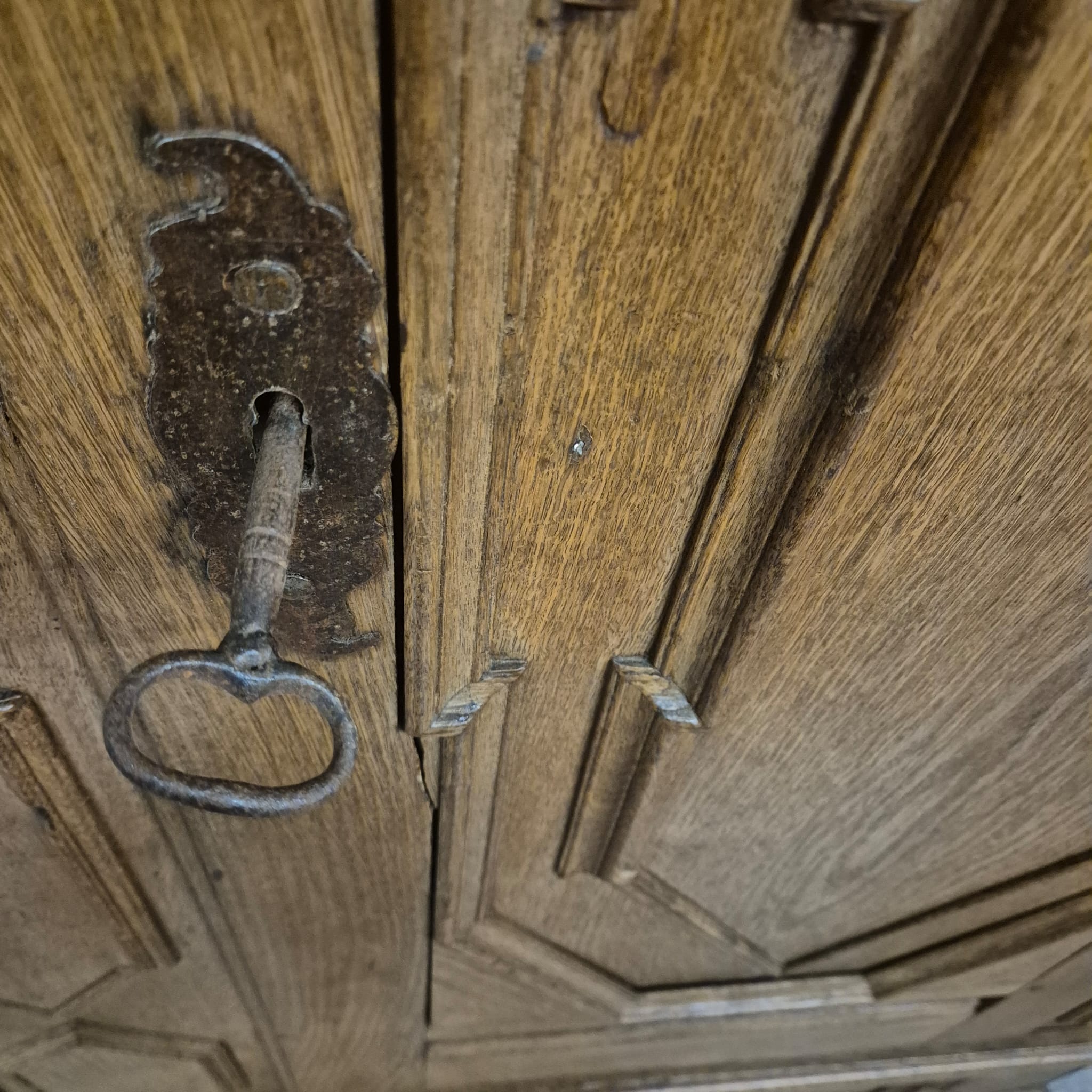 Kledingkast Barok 1770 Eiken - Afbeelding 13