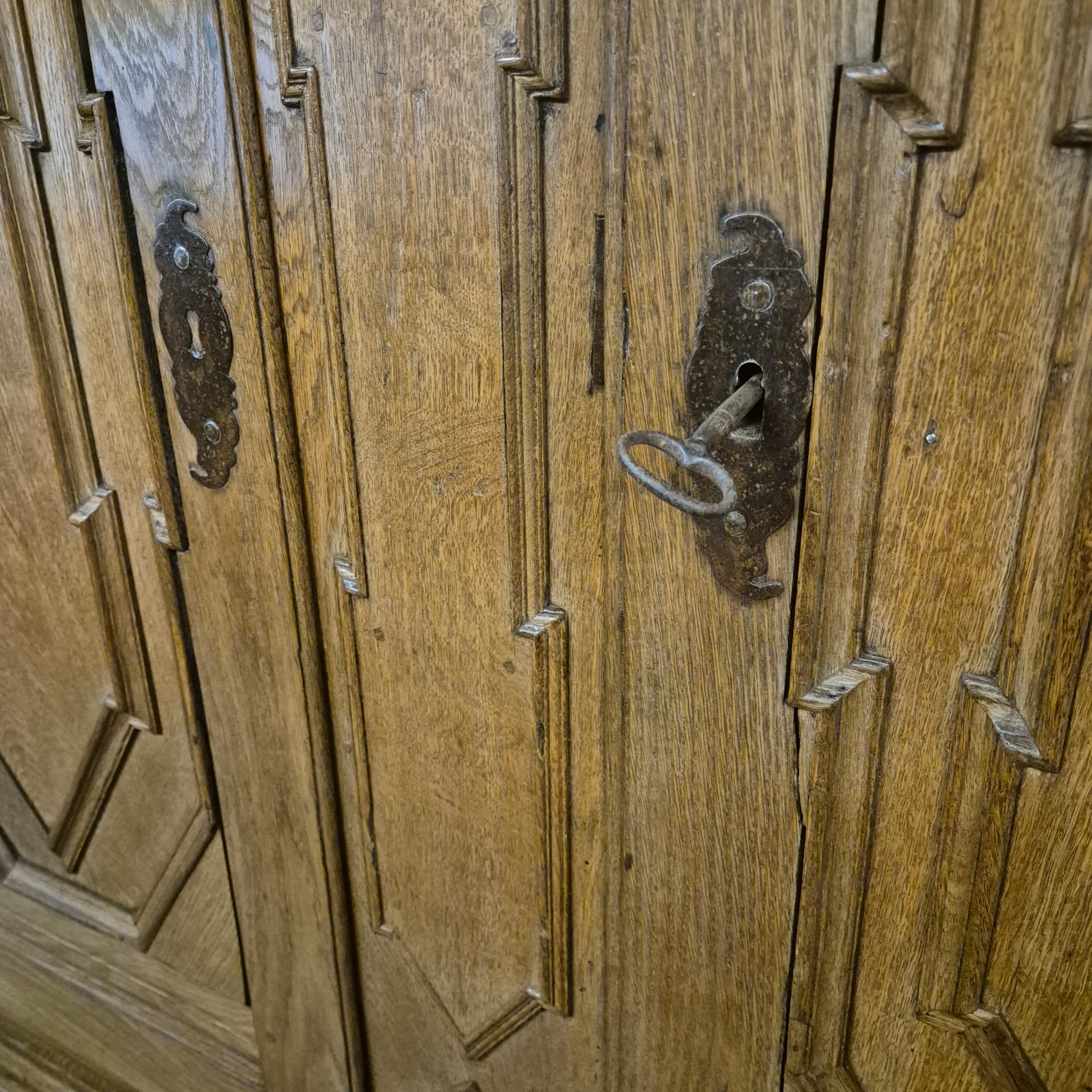 Kledingkast Barok 1770 Eiken - Afbeelding 10