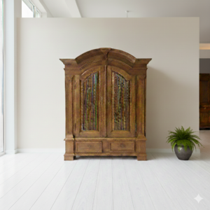 Biedermeier Kledingkast – Massief Eiken, ca. 1820