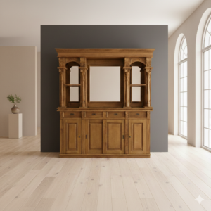 Empire Bar Achterkast – Teakhout 2,00 m