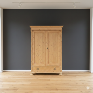 Antieke Jugendstil Computerkast (ca. 1900) – Massief Grenen