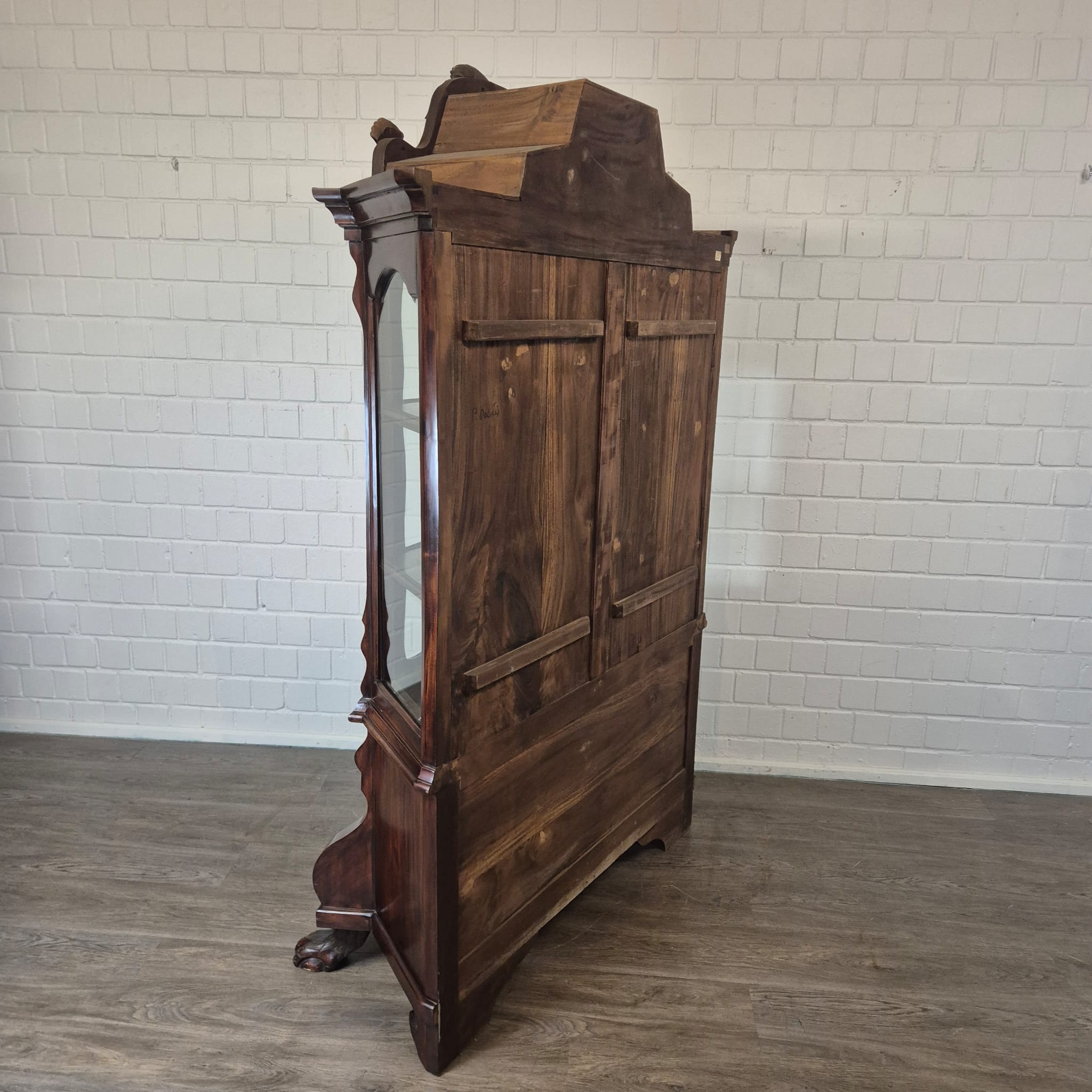 Vitrine Servieskast Neo-barok Mahonie - Afbeelding 18