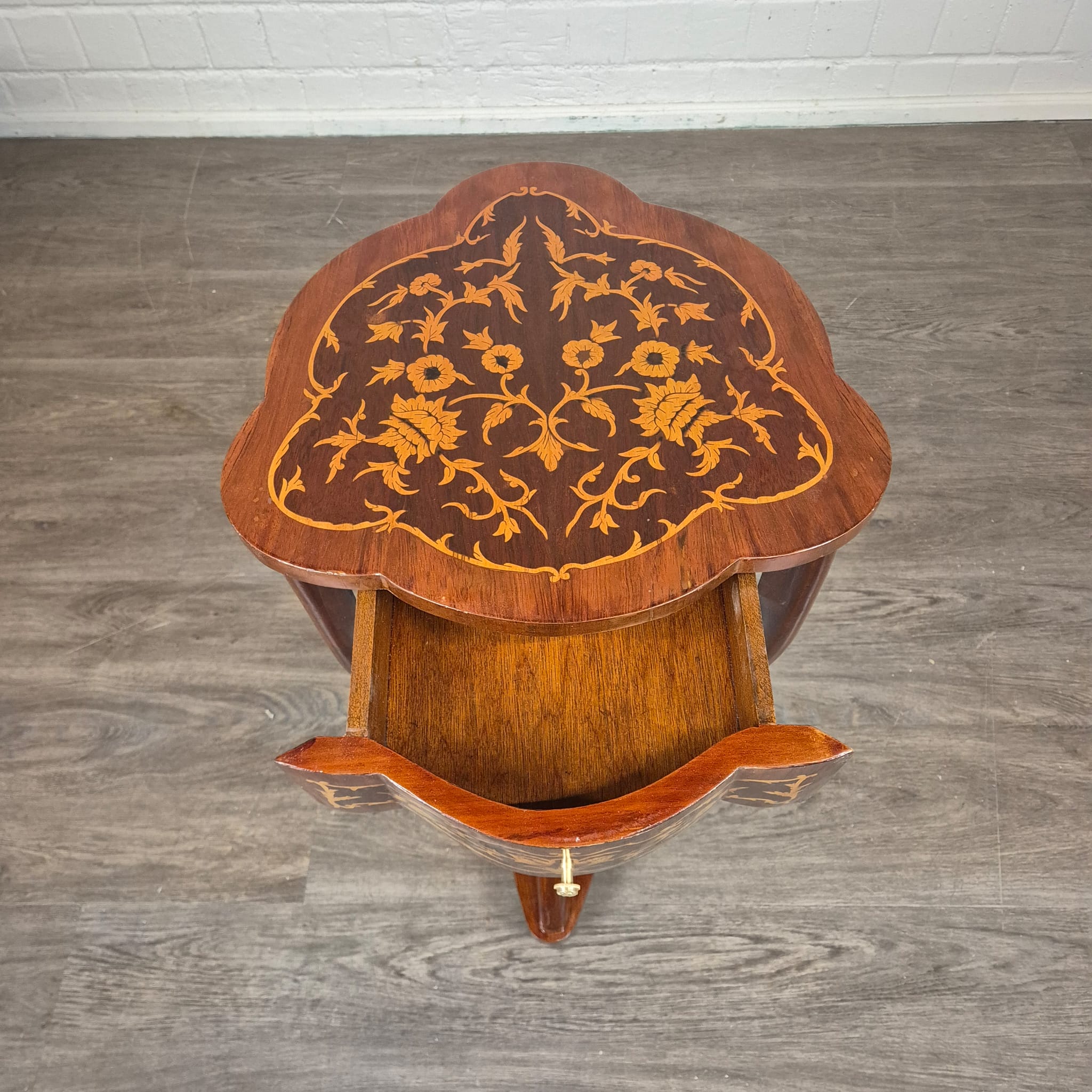 Tafeltje Noten Barokstijl 0,45 m - Afbeelding 14