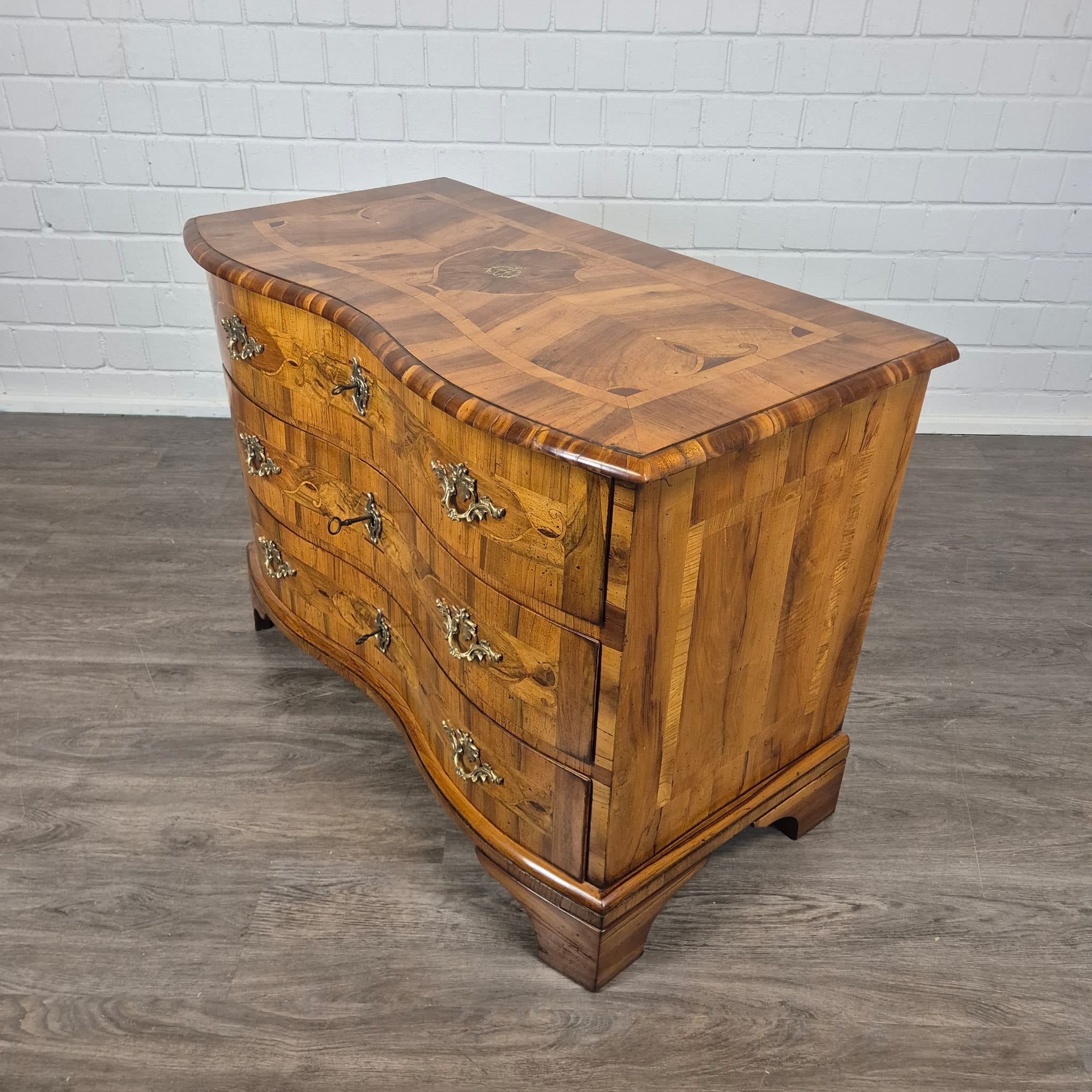 Commode Barok 1770 Noten - Afbeelding 5