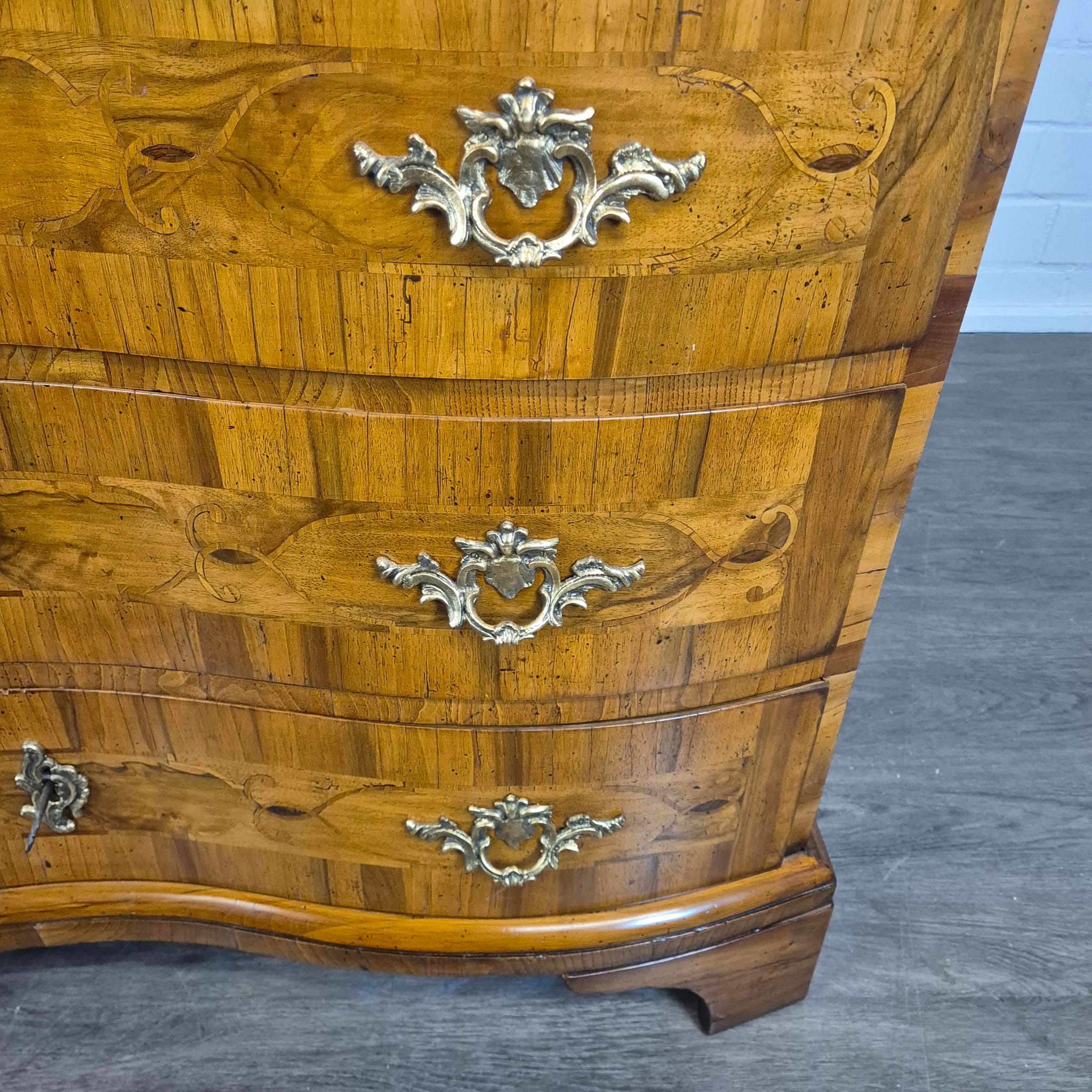 Commode Barok 1770 Noten - Afbeelding 9