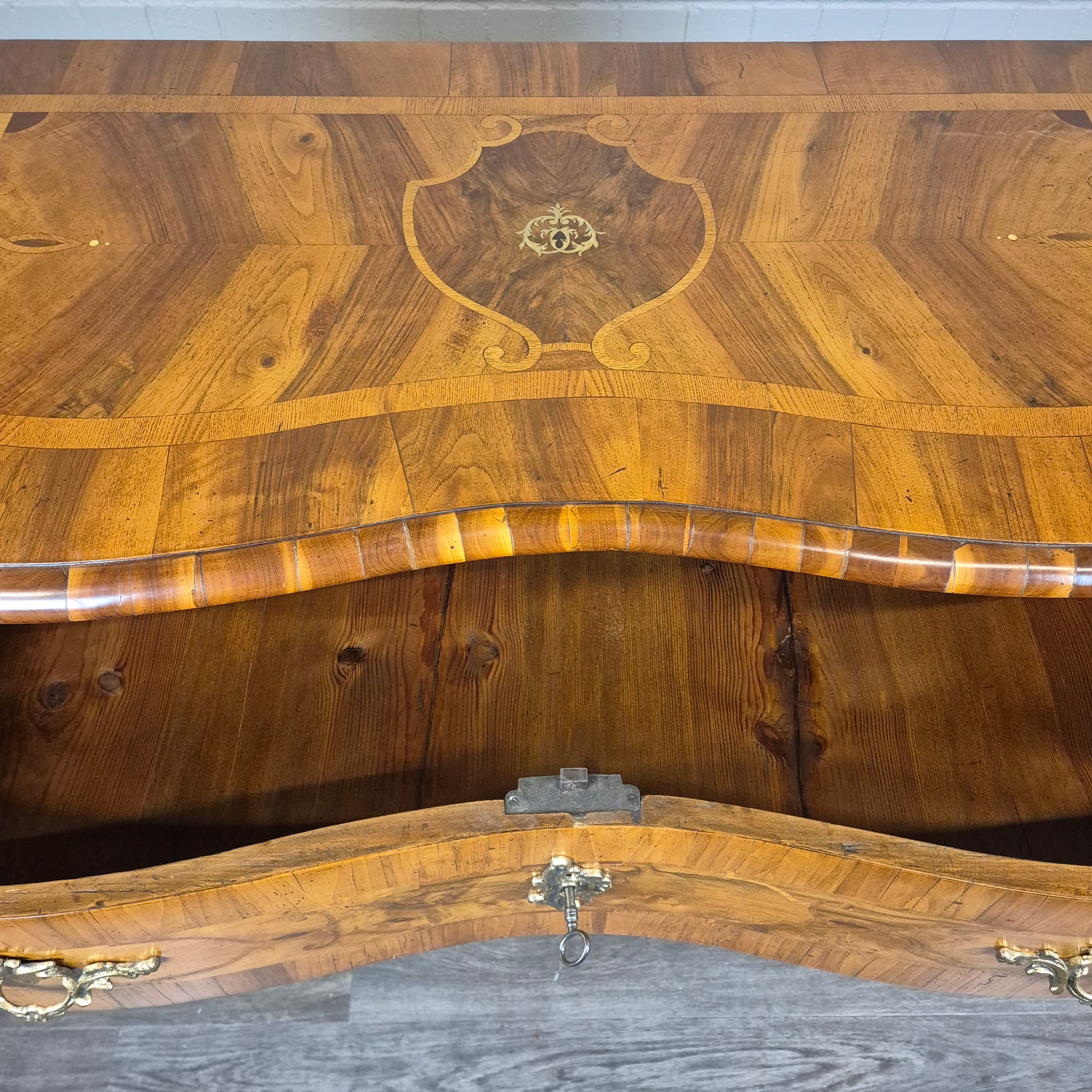 Commode Barok 1770 Noten - Afbeelding 15