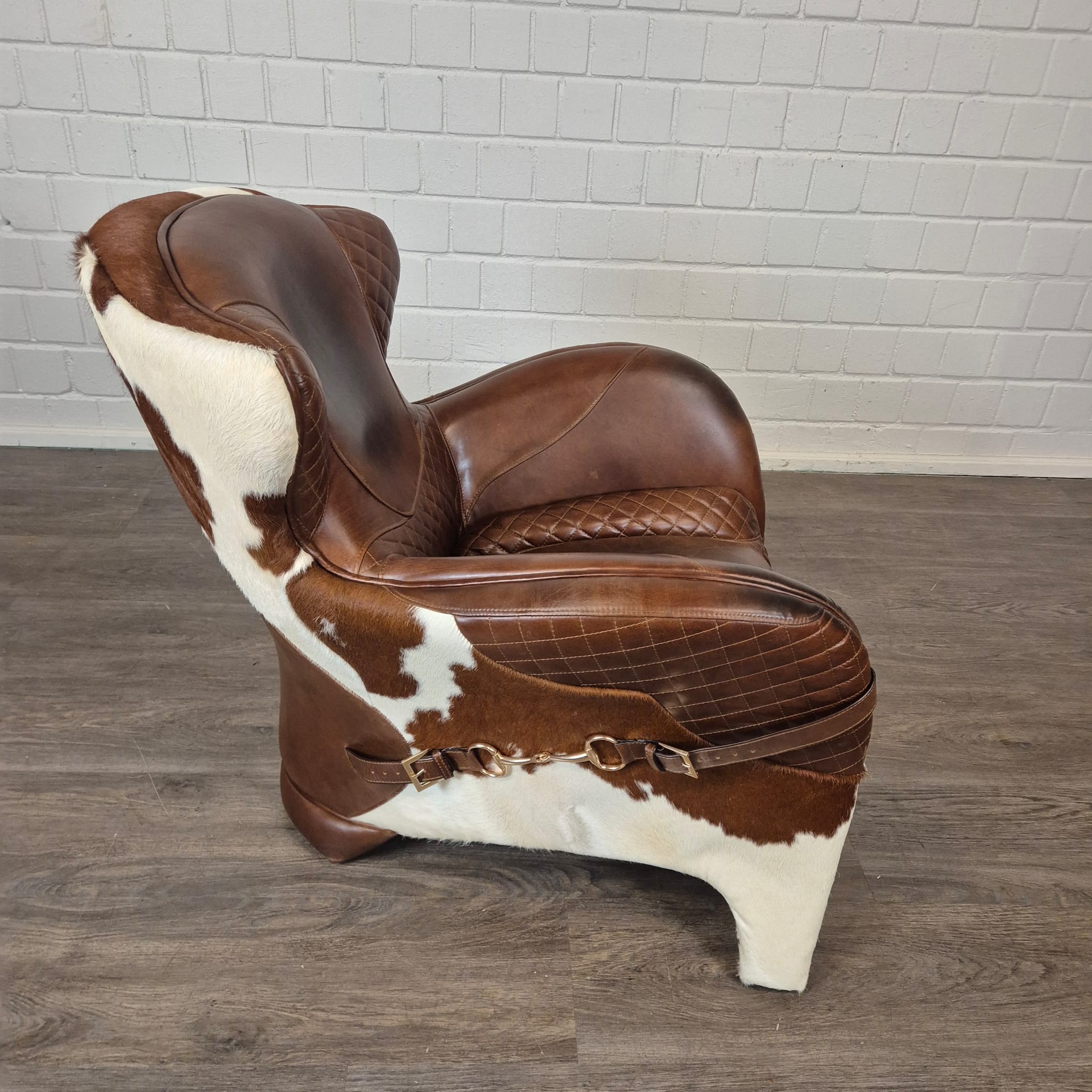 Designer Fauteuil Rundleder Koevel - Afbeelding 9