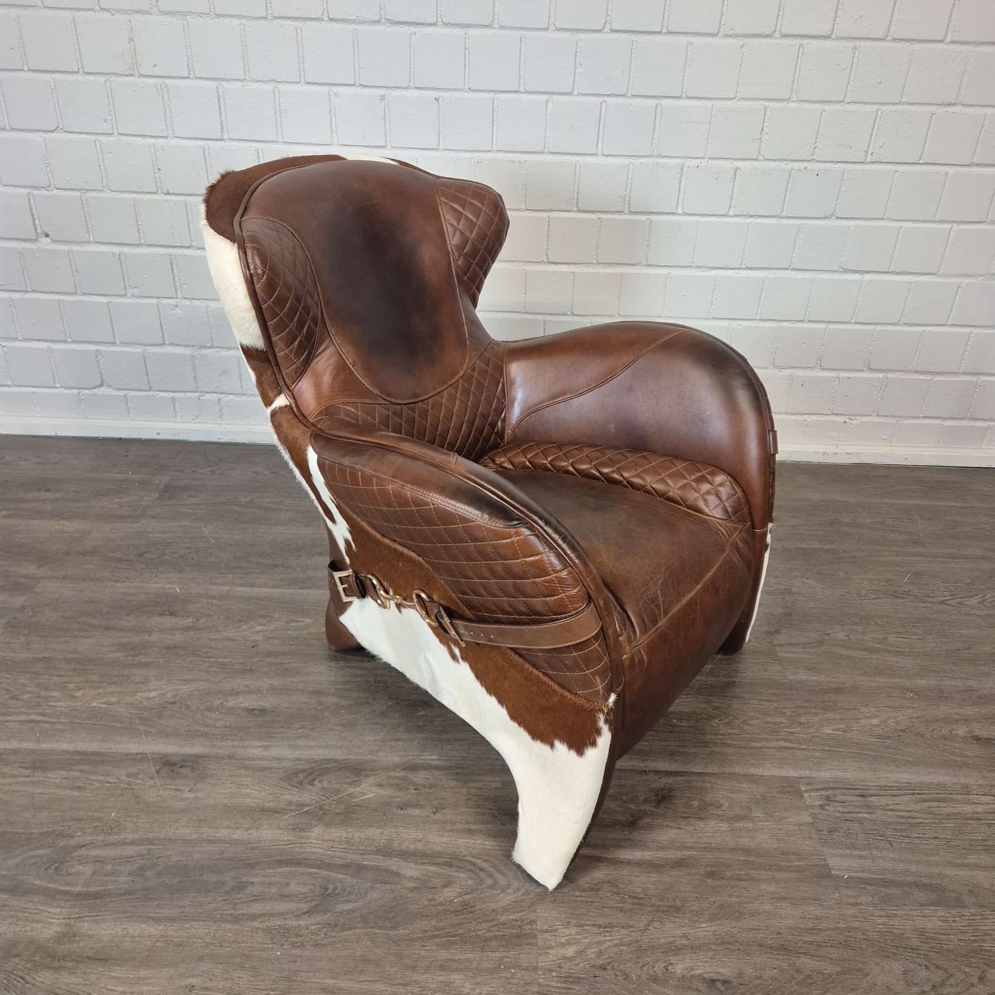 Designer Fauteuil Rundleder Koevel - Afbeelding 8