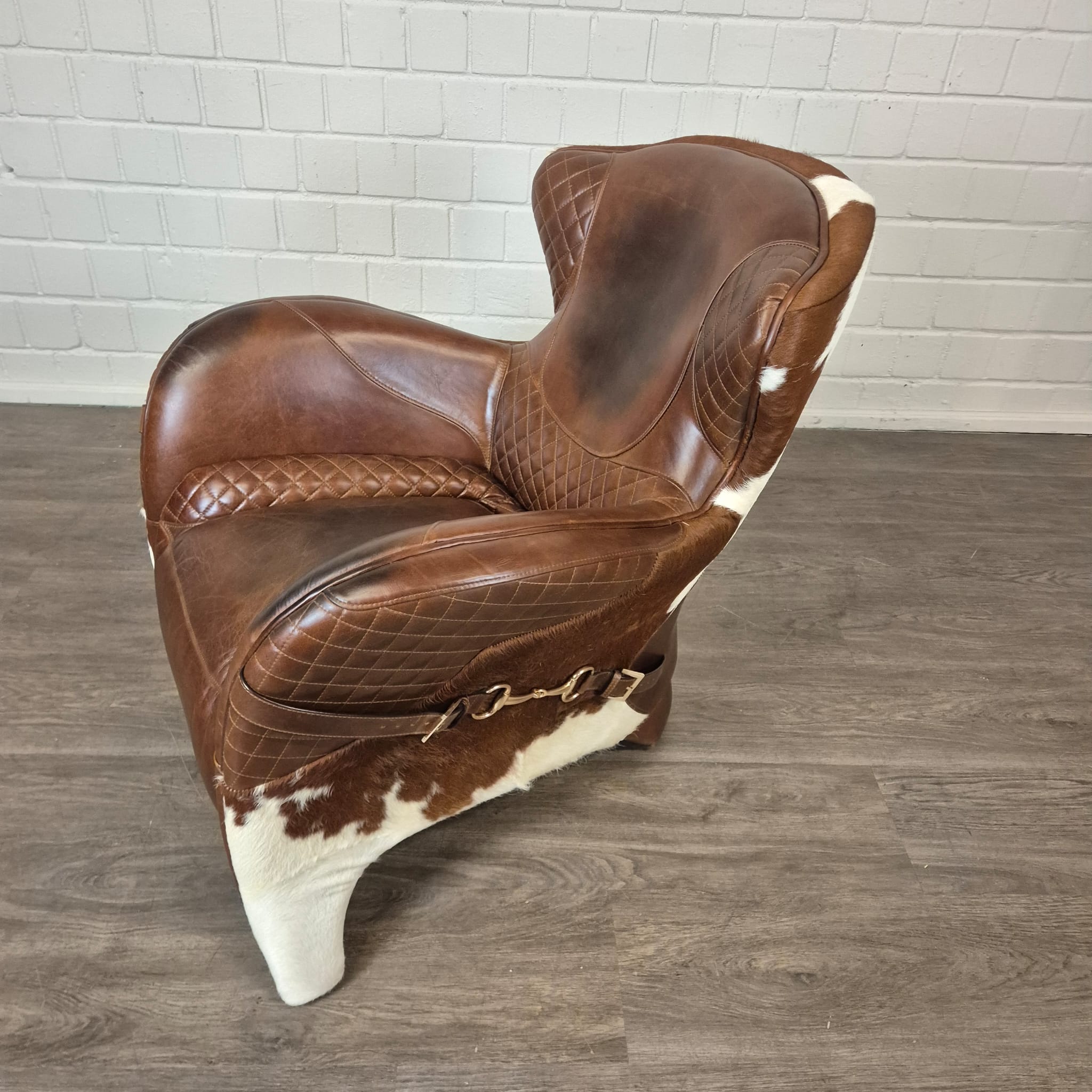 Designer Fauteuil Rundleder Koevel - Afbeelding 10