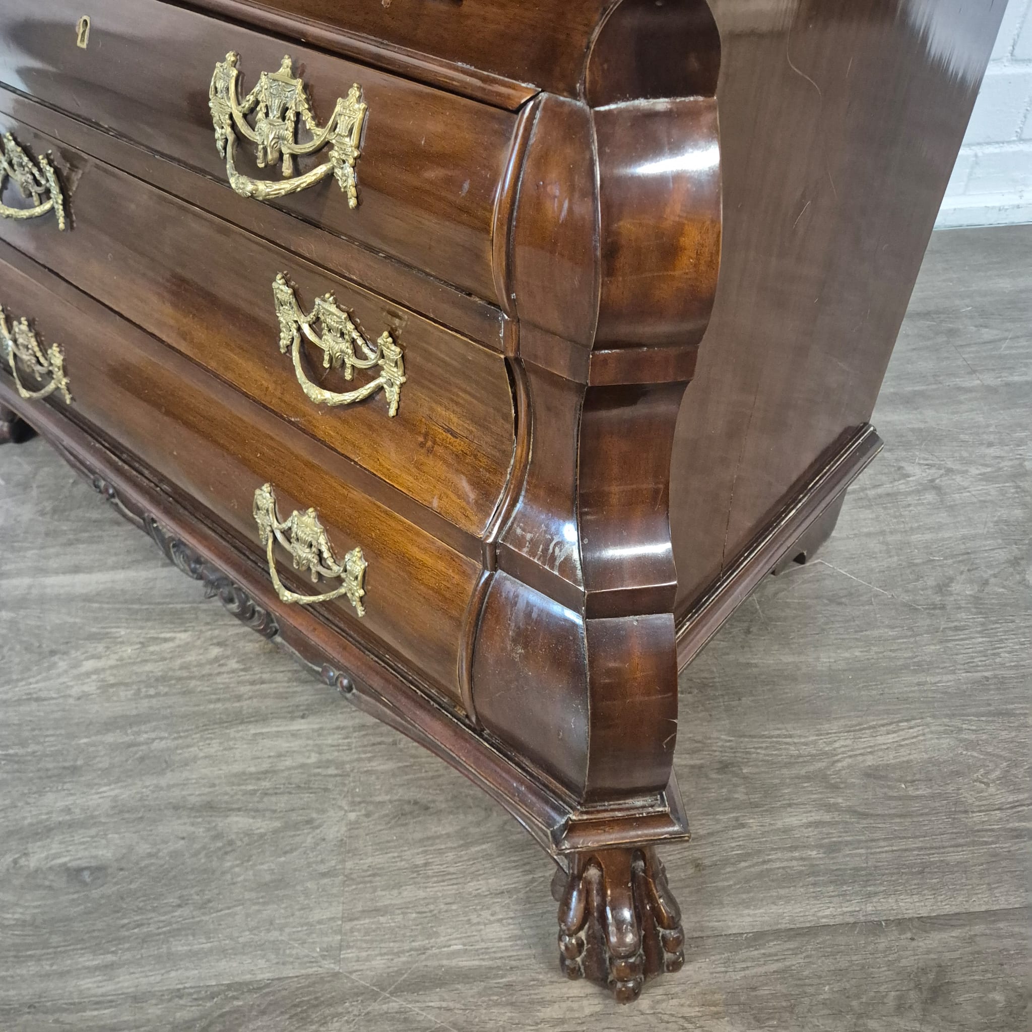 Secretaire Neo-barok 1950 Mahonie - Afbeelding 6