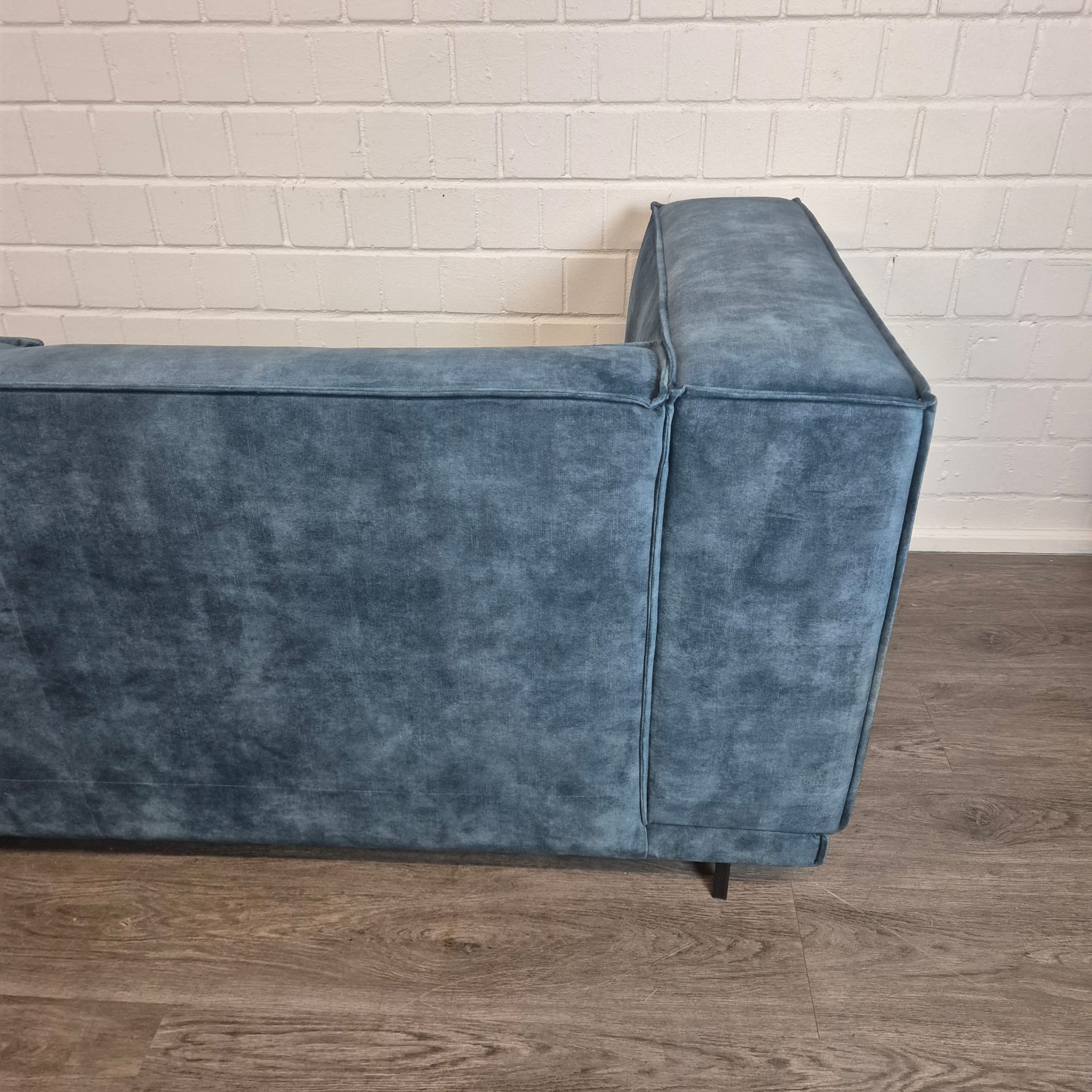 Bank Blauw 2,74 m Velours - Afbeelding 15