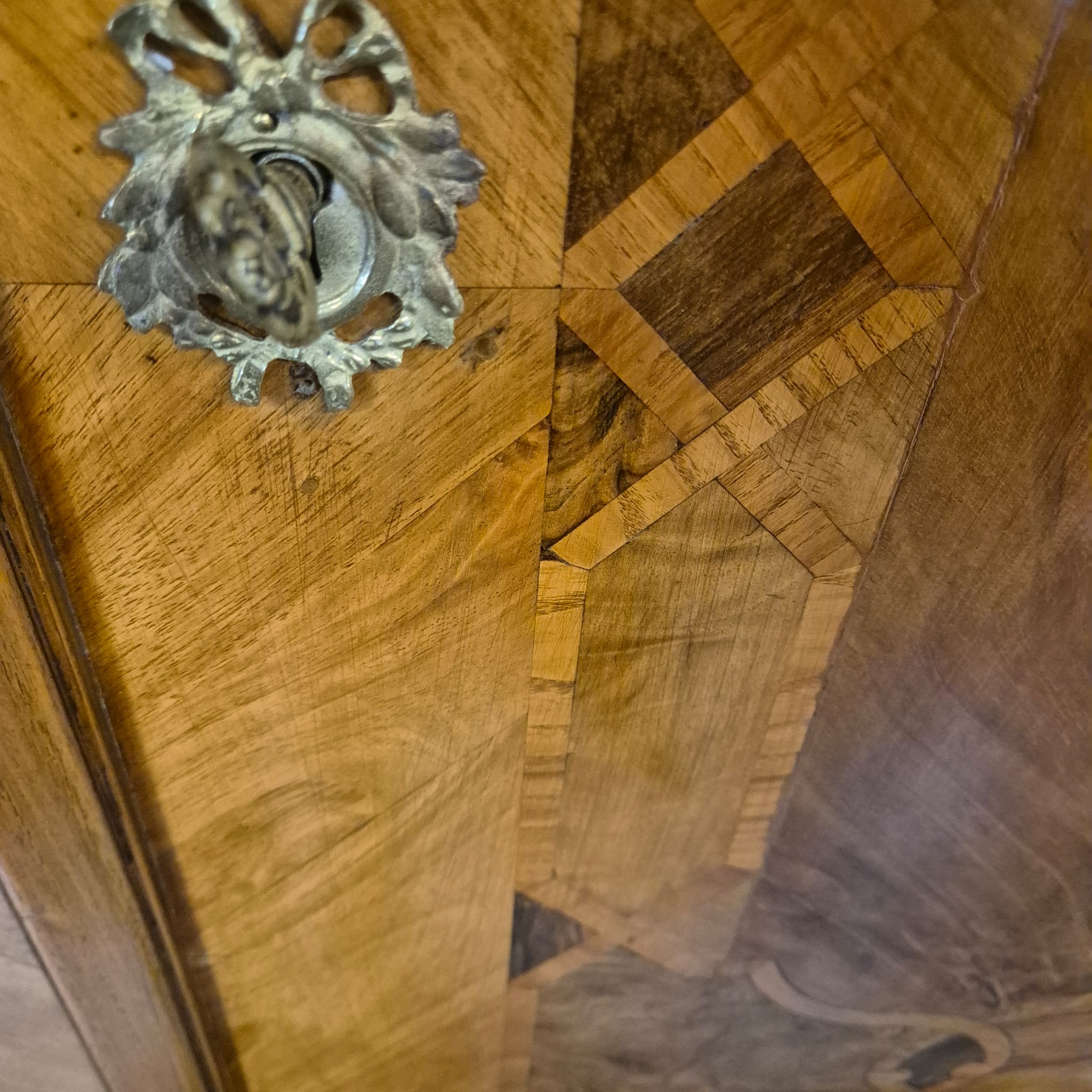 Kabinetkast Barok 1770 Noten - Afbeelding 16