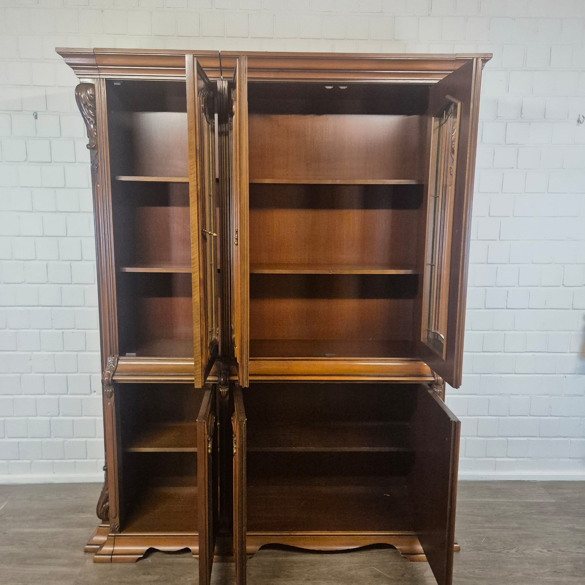 Vitrine Kast Neo-barok Noten 1,78 m - Afbeelding 17