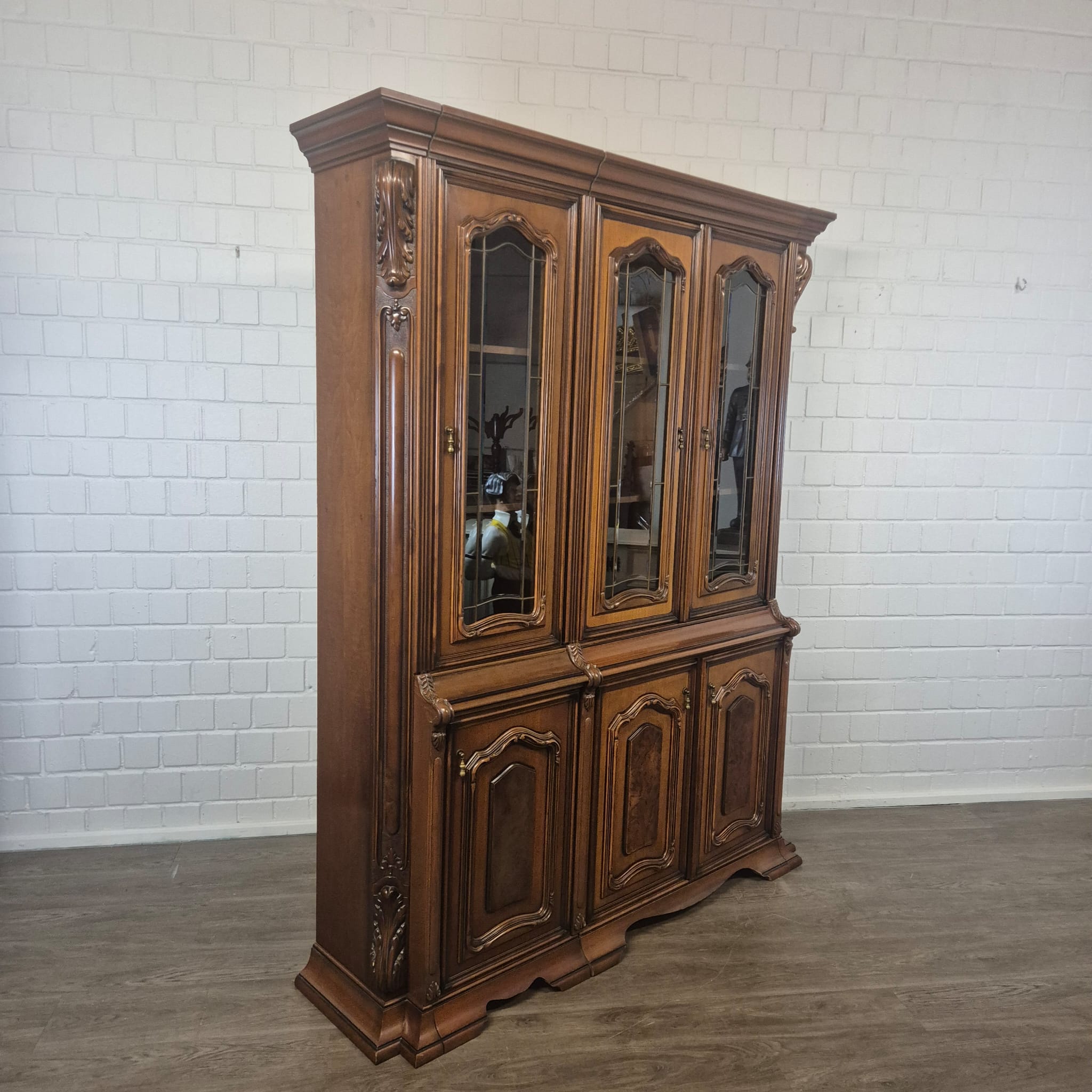 Vitrine Kast Neo-barok Noten 1,78 m - Afbeelding 4