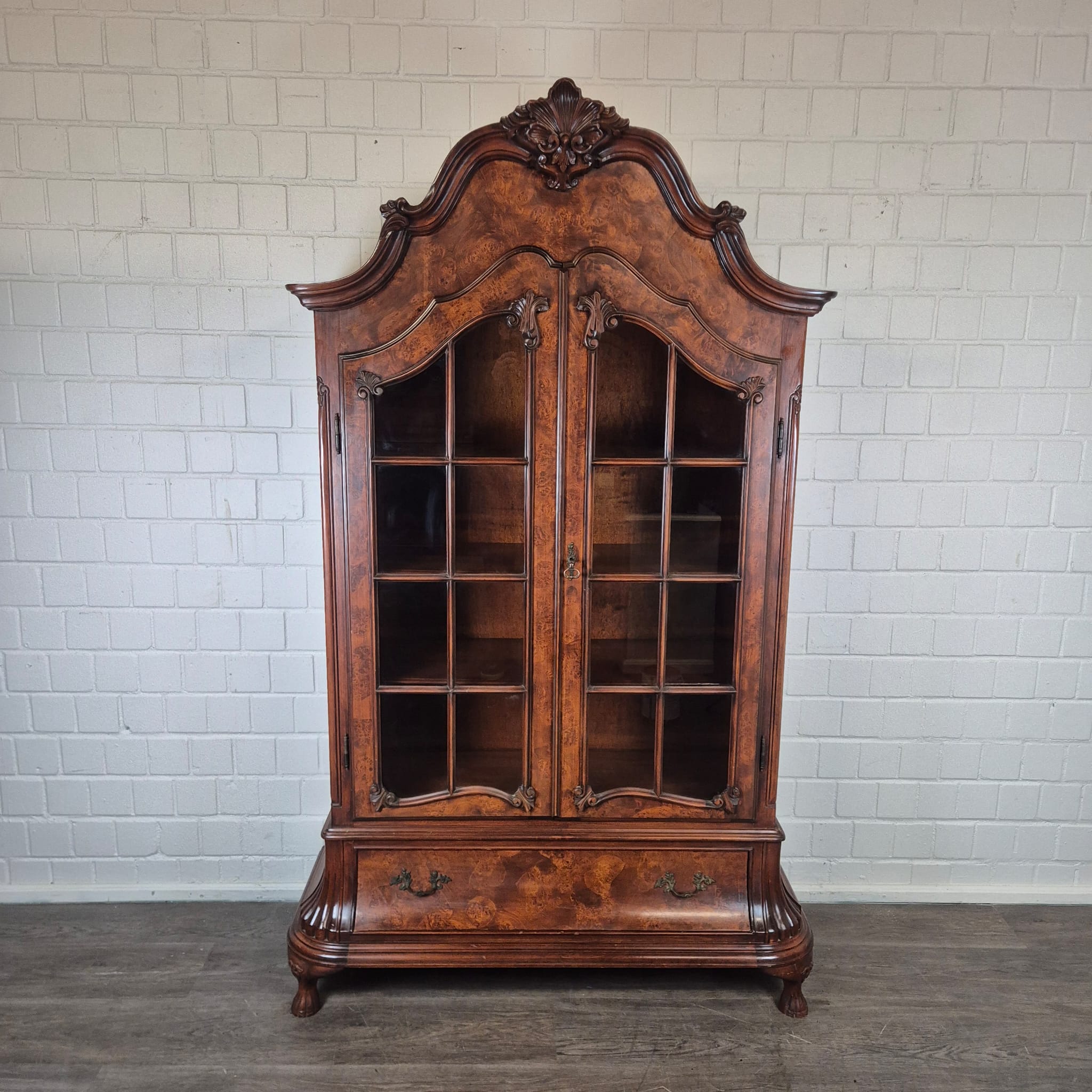 Vitrine Kast Neo-barok Noten 1,27 m - Afbeelding 3