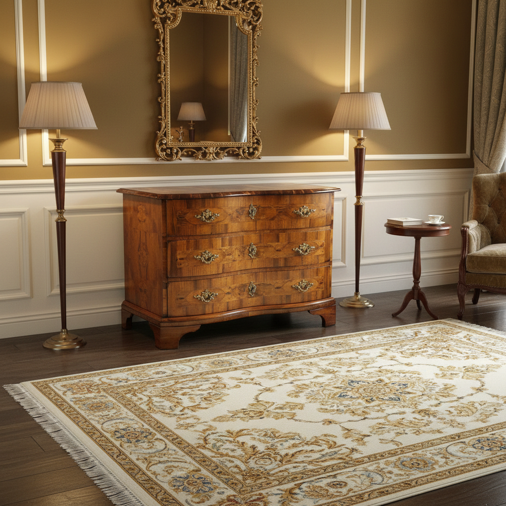 Commode Barok 1770 Noten - Afbeelding 2