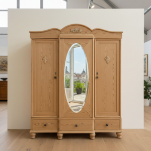 Kledingkast Jugendstil 1900 Grenen