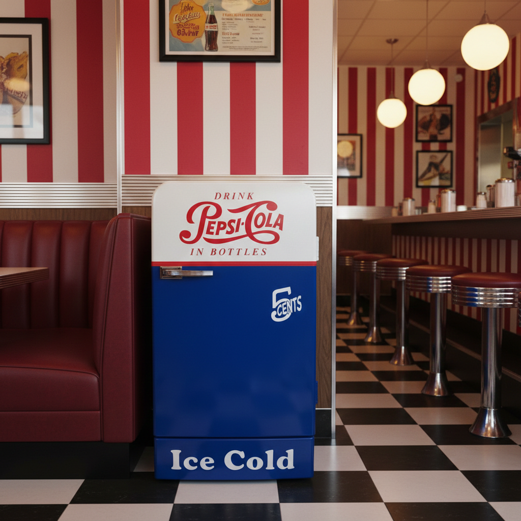 Koelkast Bosch Classic Edition Pepsi-Cola - Afbeelding 2