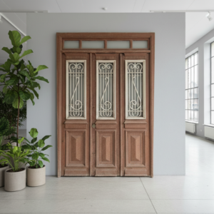 Deur Huisdeur Voordeur Jugendstil 1910 Grenen