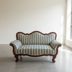 Sofa Bank Biedermeier 1850 Mahonie