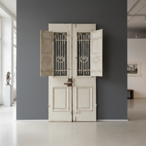 Deur Huisdeur Voordeur Jugendstil 1900 Grenen