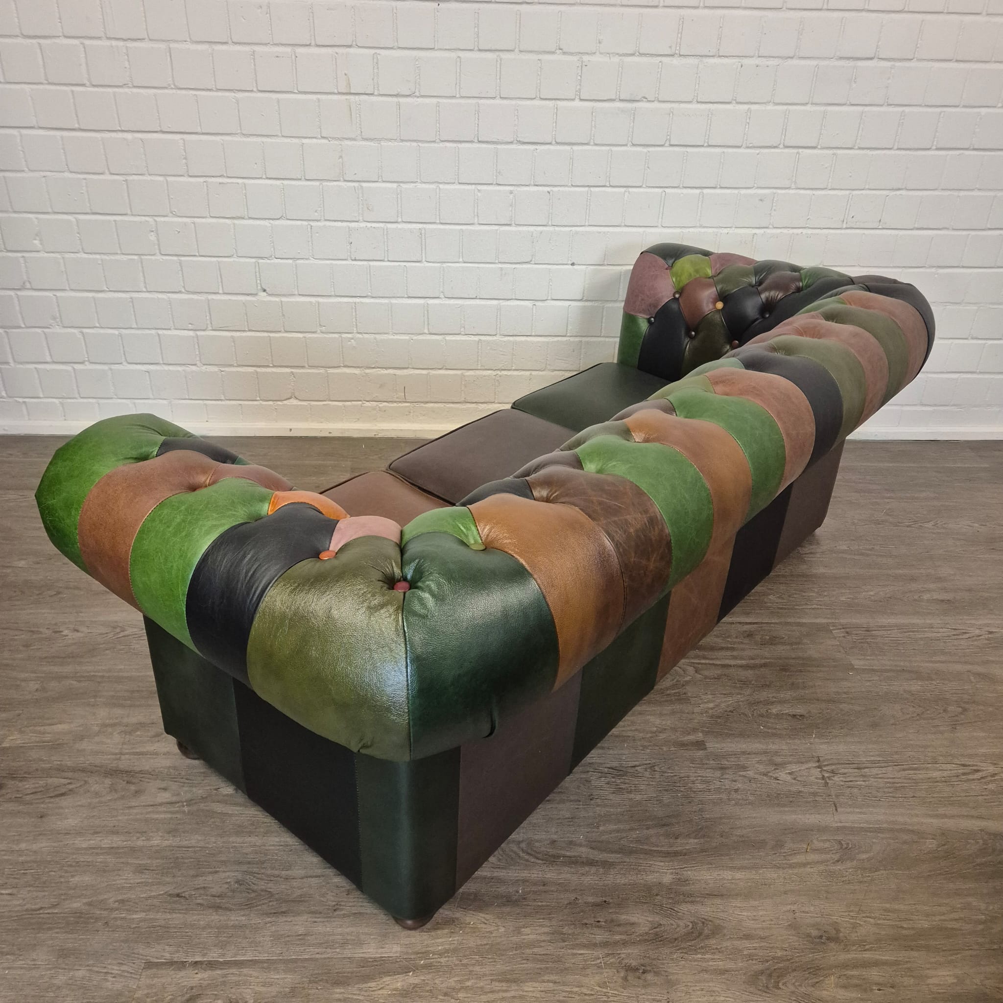 Chesterfield Bank Leder Model Jungle 2,25 m - Afbeelding 9
