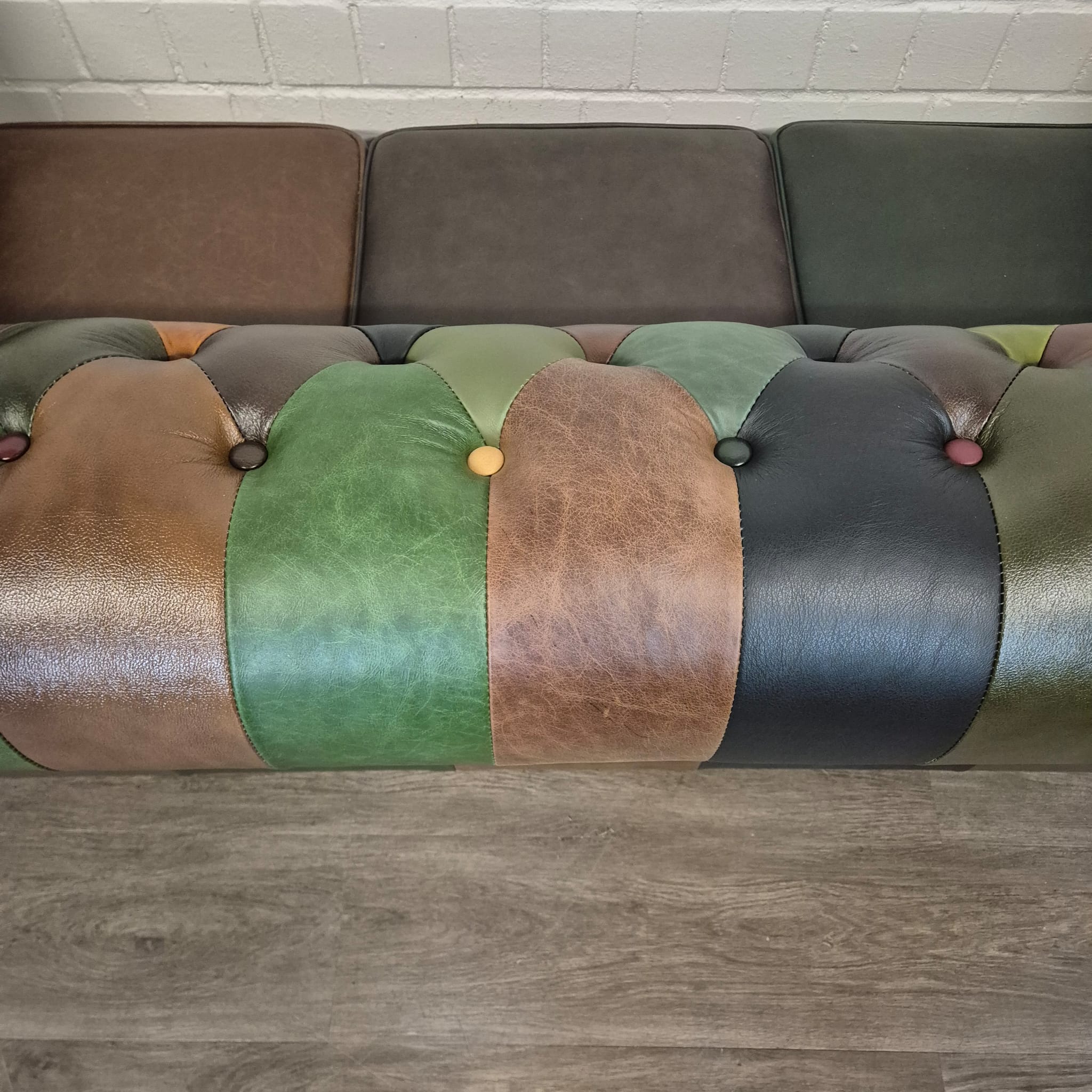 Chesterfield Bank Leder Model Jungle 2,25 m - Afbeelding 11