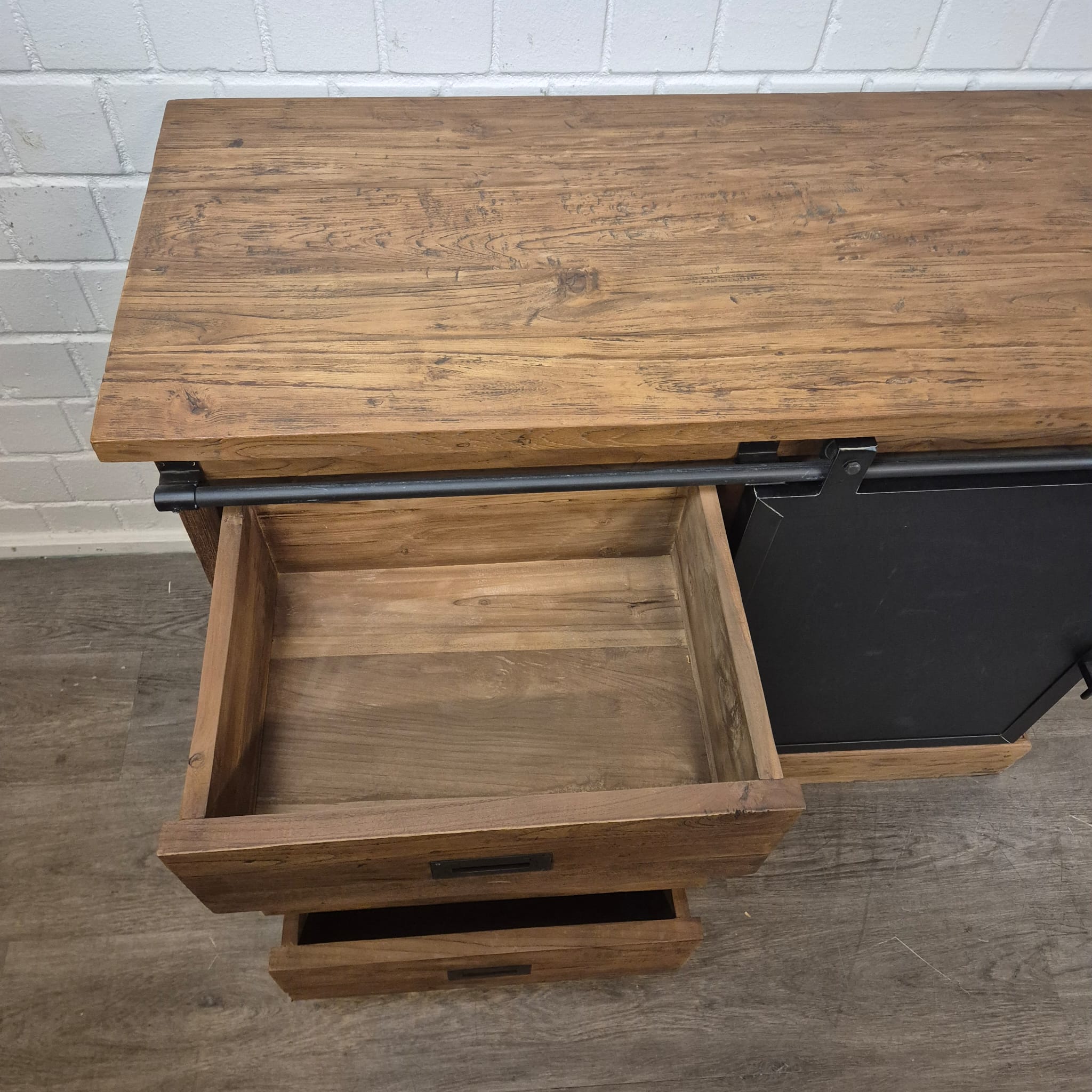 Commode Ladenkast Teak 1,01 m - Afbeelding 12