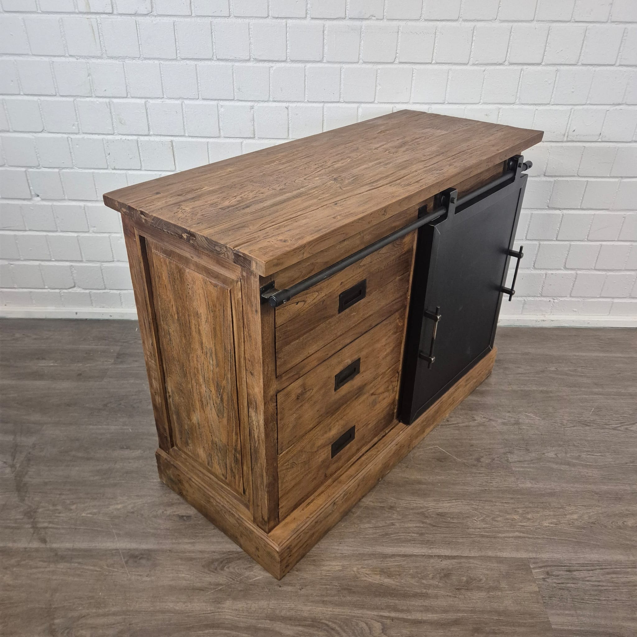 Commode Ladenkast Teak 1,01 m - Afbeelding 4