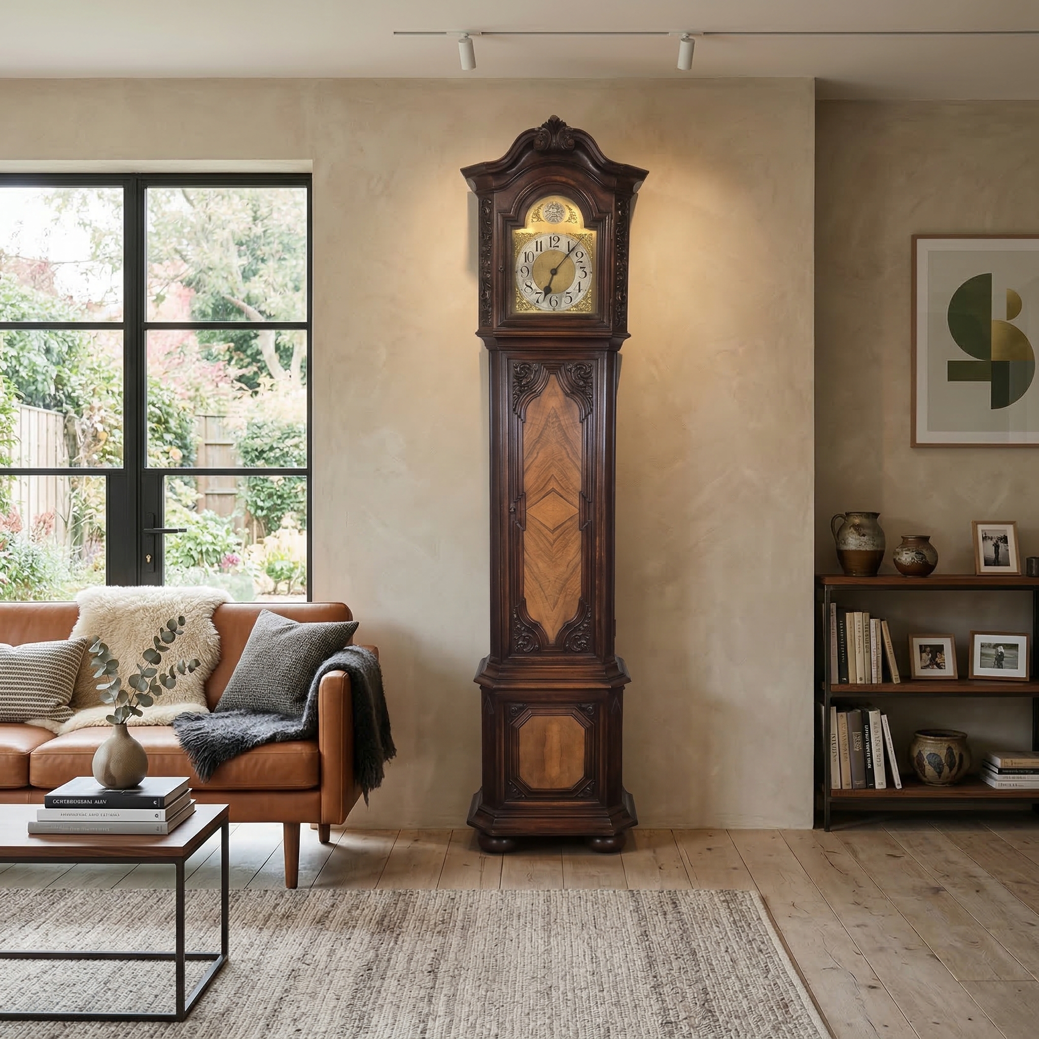 Staande Klok Neo-barok Gebr. Himmelheber Karlsruhe 1920 - Afbeelding 2