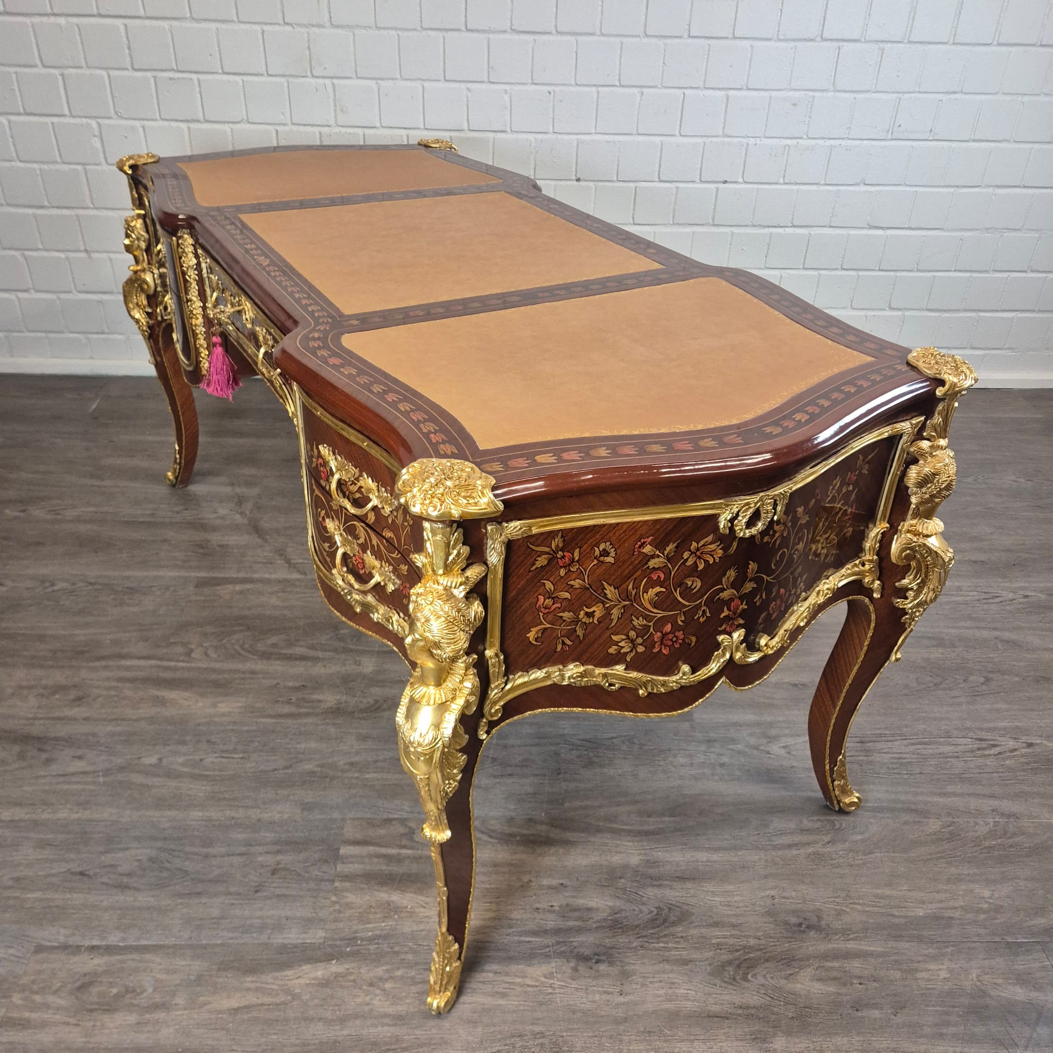Bureau Rococo-Stijl Noten 1,80 m x 0,84 m - Afbeelding 5