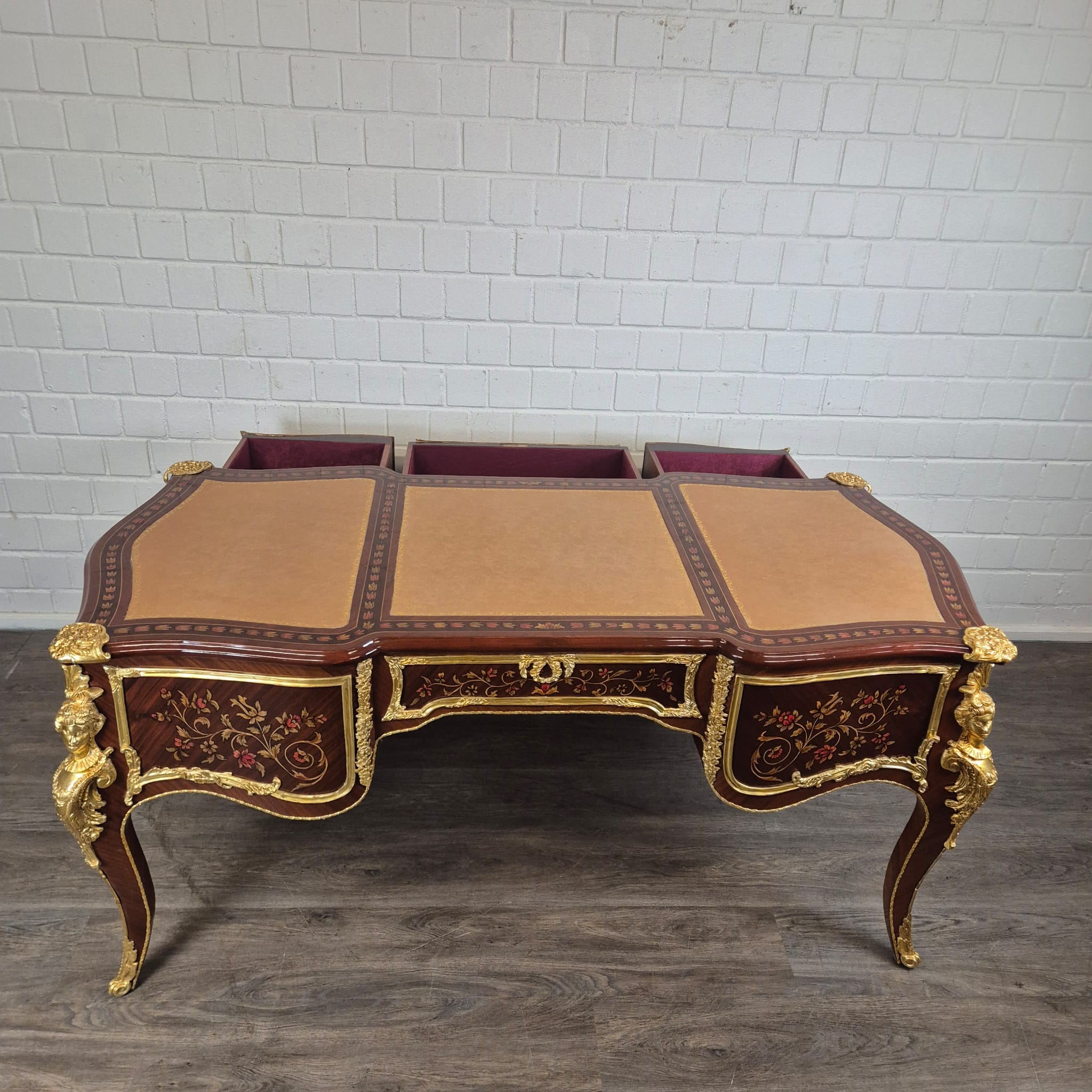 Bureau Rococo-Stijl Noten 1,80 m x 0,84 m - Afbeelding 16