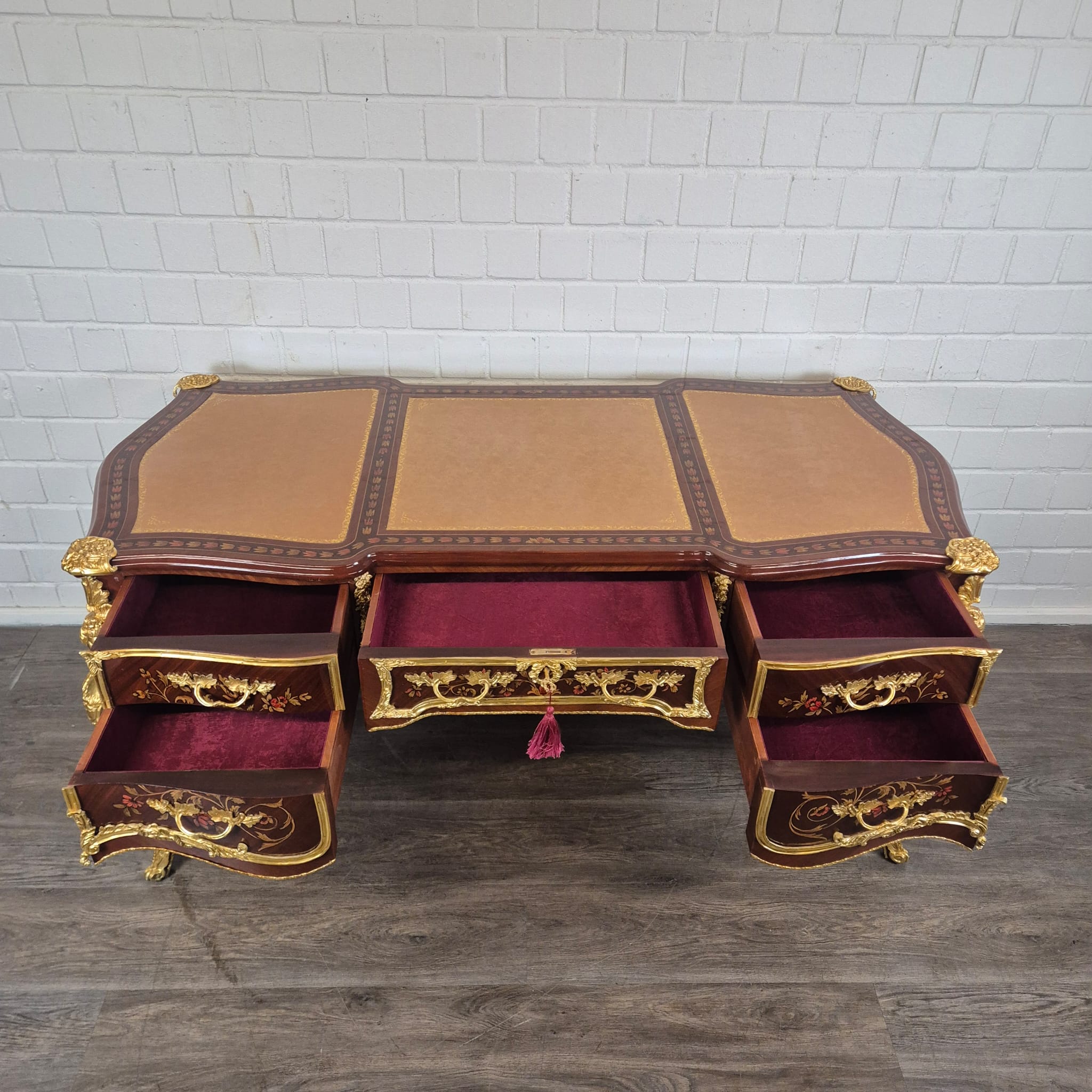 Bureau Rococo-Stijl Noten 1,80 m x 0,84 m - Afbeelding 13