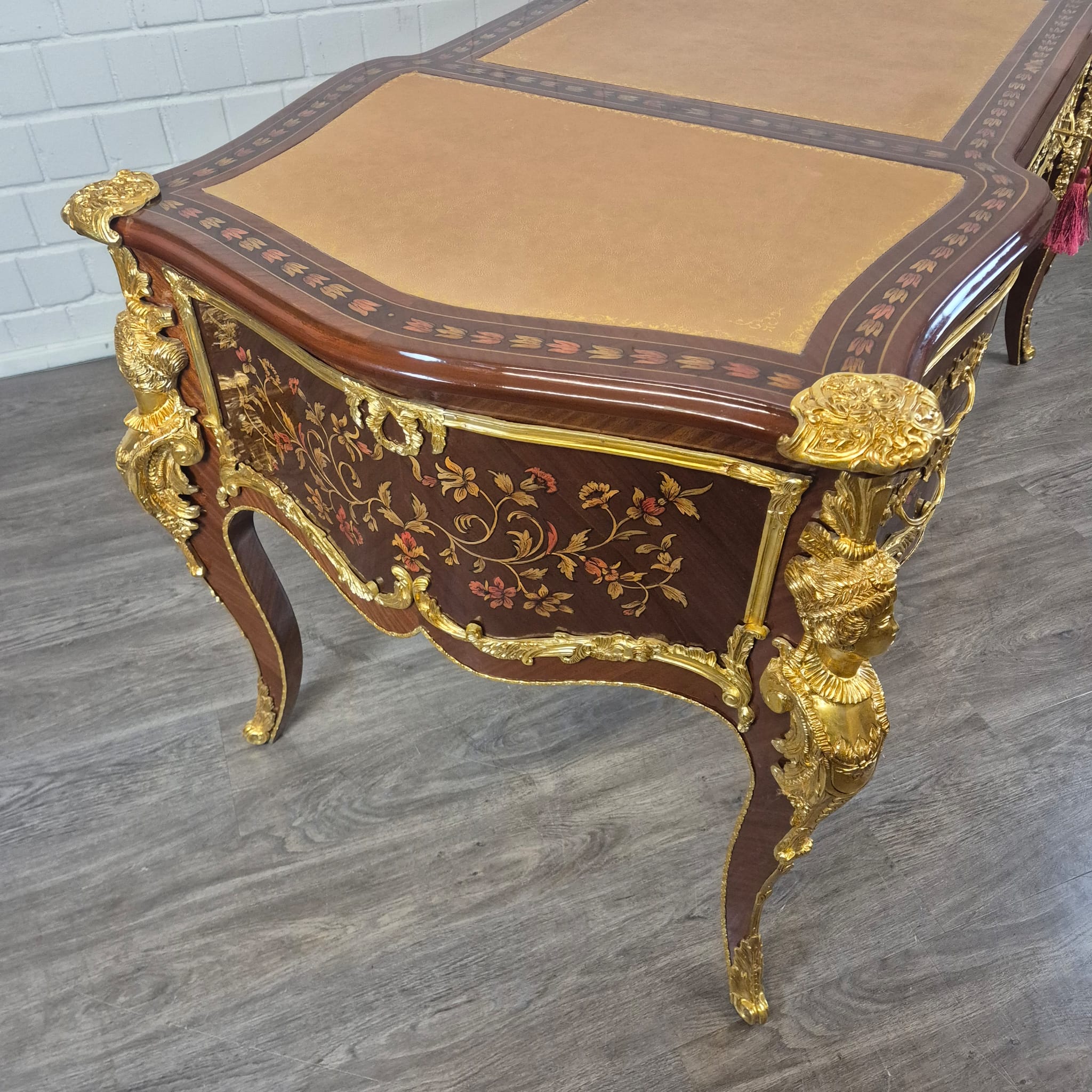Bureau Rococo-Stijl Noten 1,80 m x 0,84 m - Afbeelding 6
