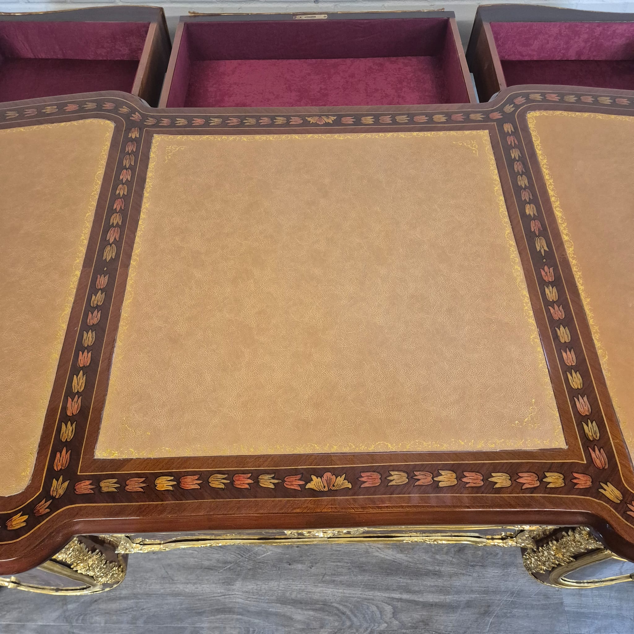 Bureau Rococo-Stijl Noten 1,80 m x 0,84 m - Afbeelding 18