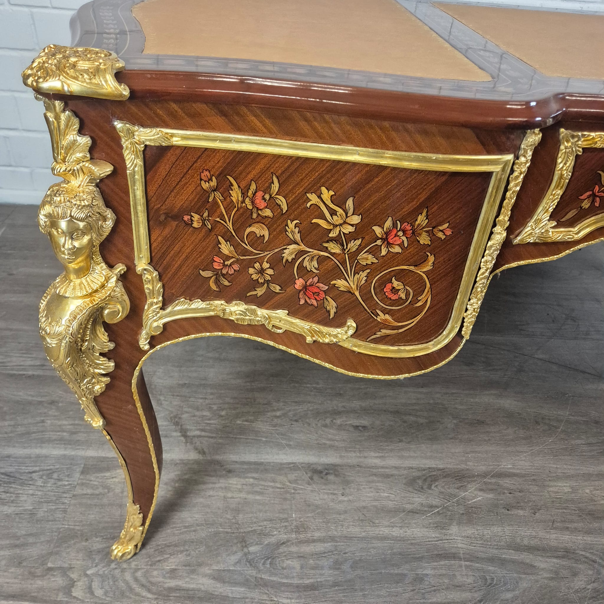 Bureau Rococo-Stijl Noten 1,80 m x 0,84 m - Afbeelding 22