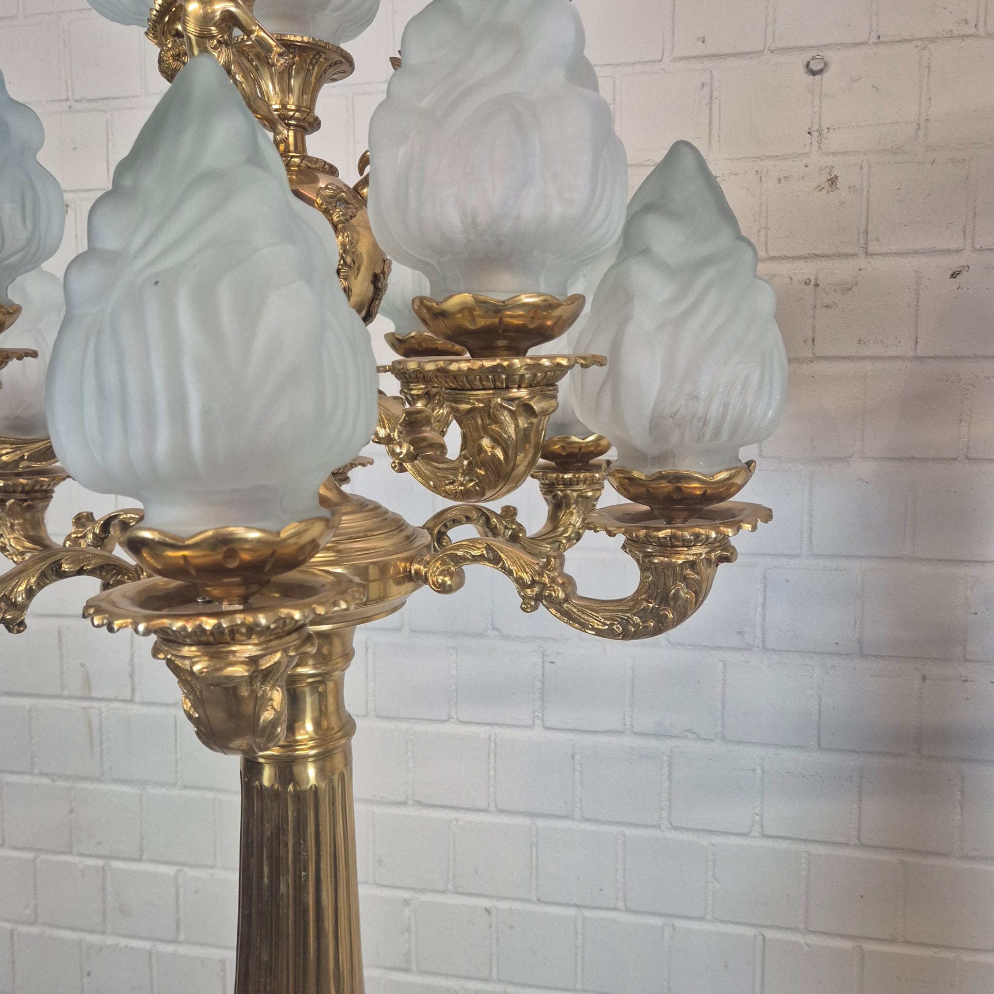 Set Stalampen Messing Marmer 2,10 m - Afbeelding 16