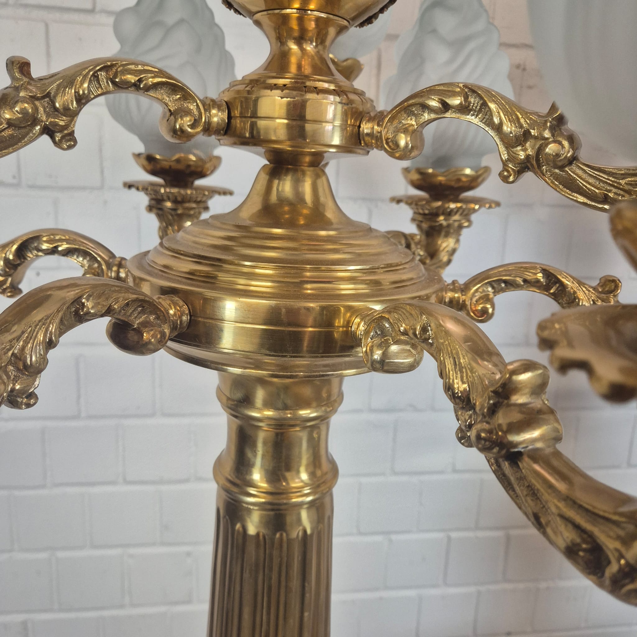 Set Stalampen Messing Marmer 2,10 m - Afbeelding 18