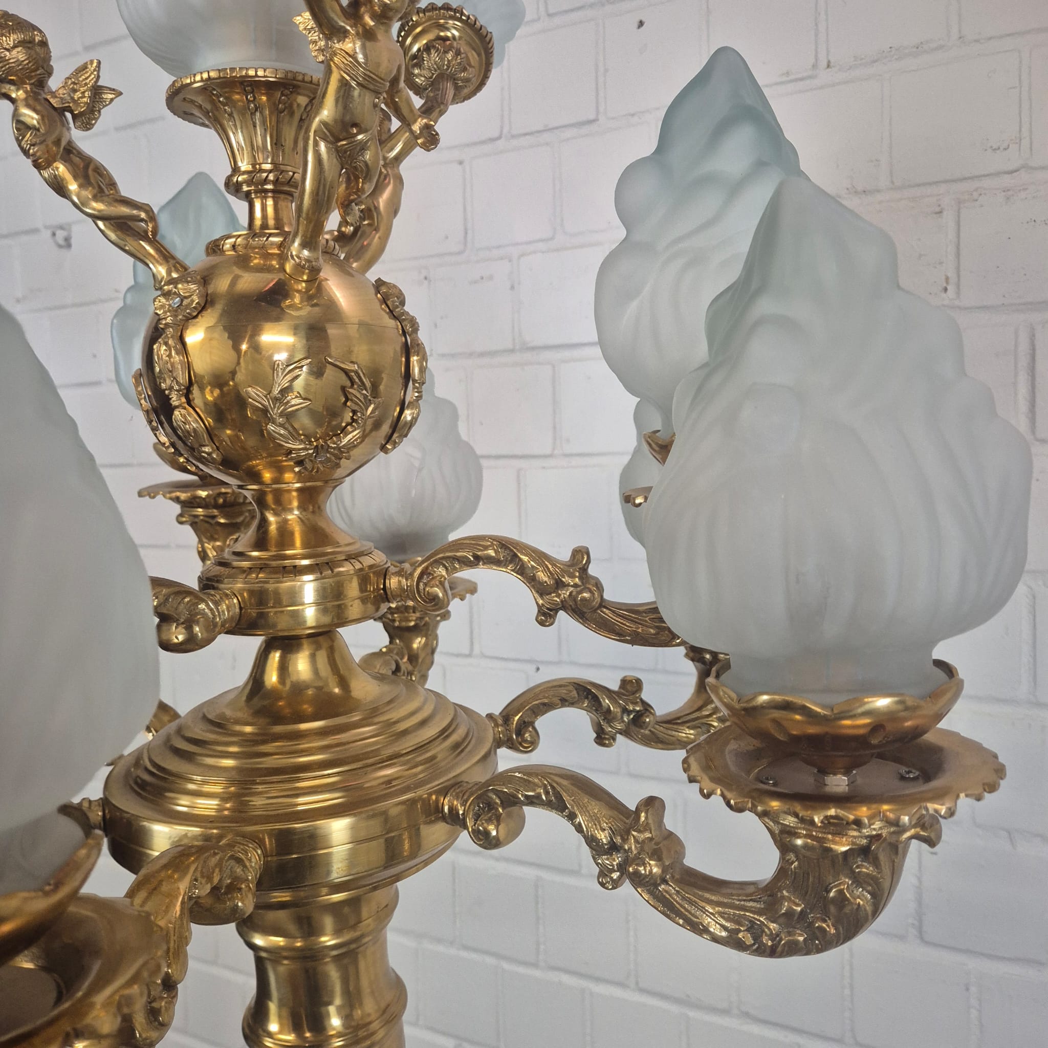 Set Stalampen Messing Marmer 2,10 m - Afbeelding 11