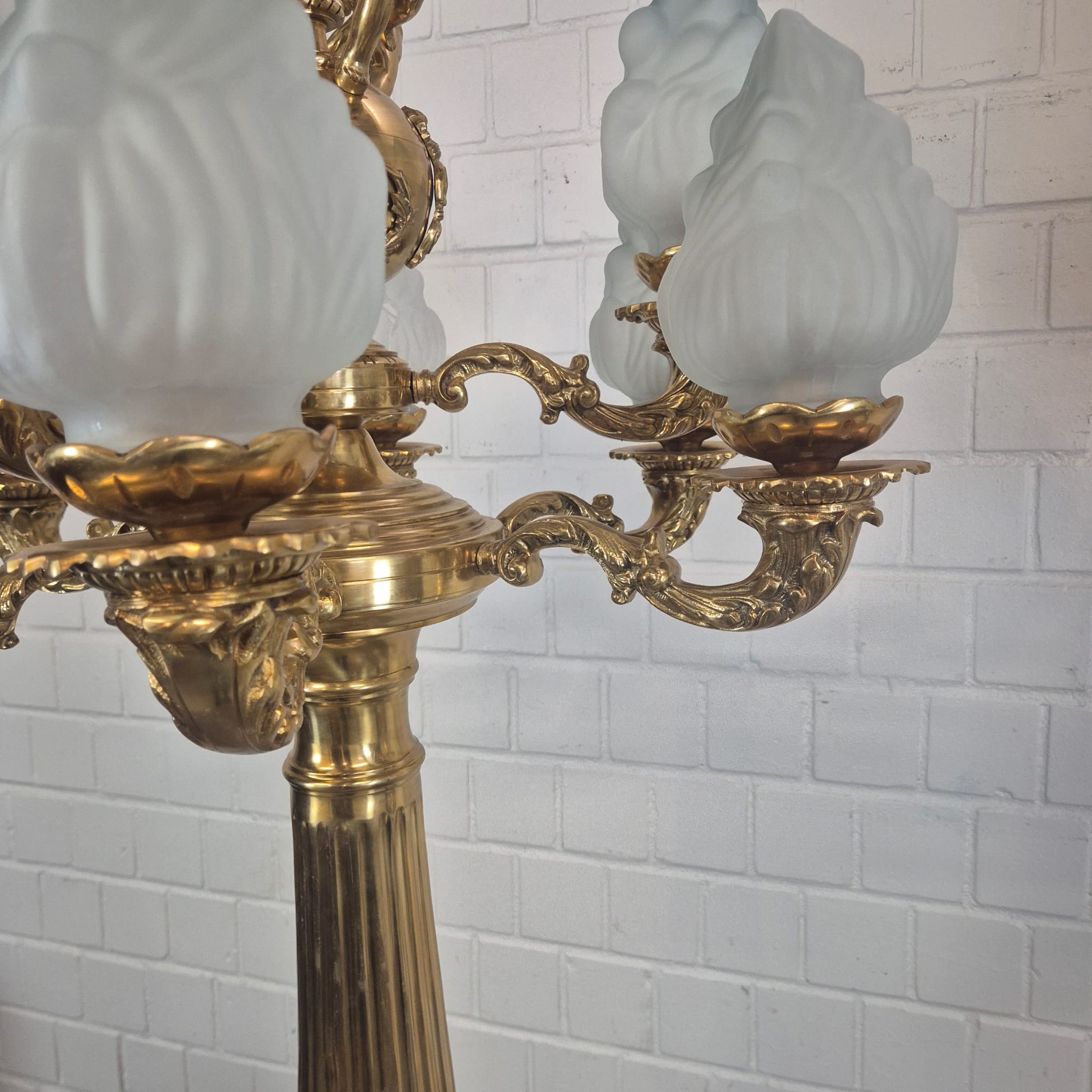 Set Stalampen Messing Marmer 2,10 m - Afbeelding 17