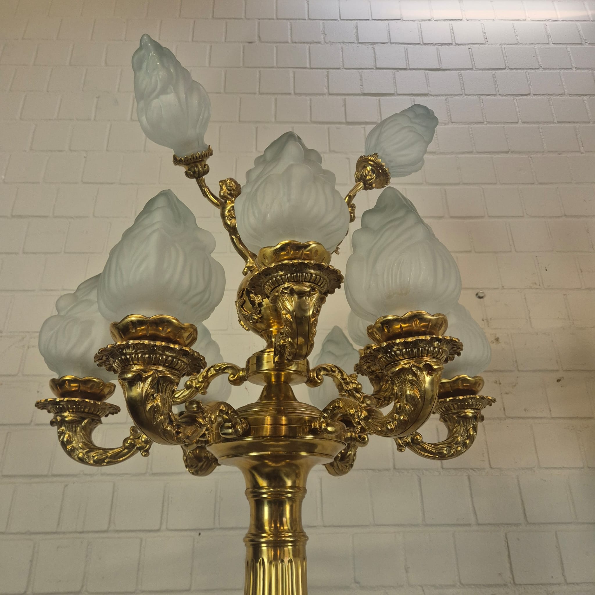 Set Stalampen Messing Marmer 2,10 m - Afbeelding 14