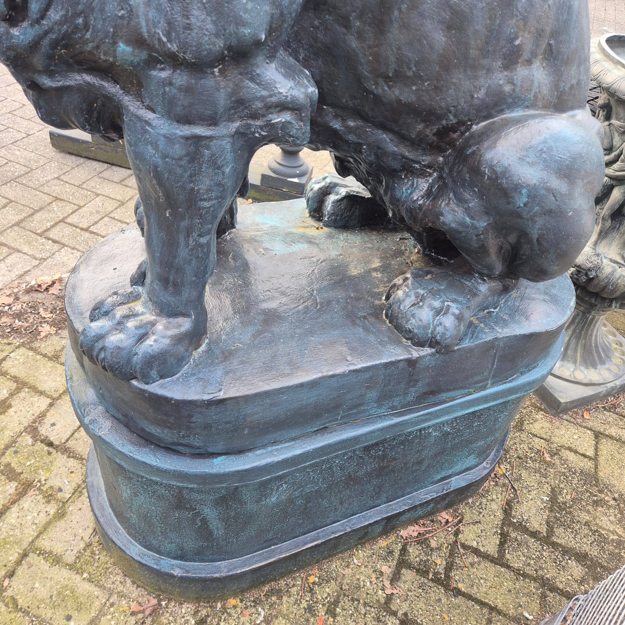 Beeld Tuinbeeld Beton Leeuw 1,80 m - Afbeelding 10