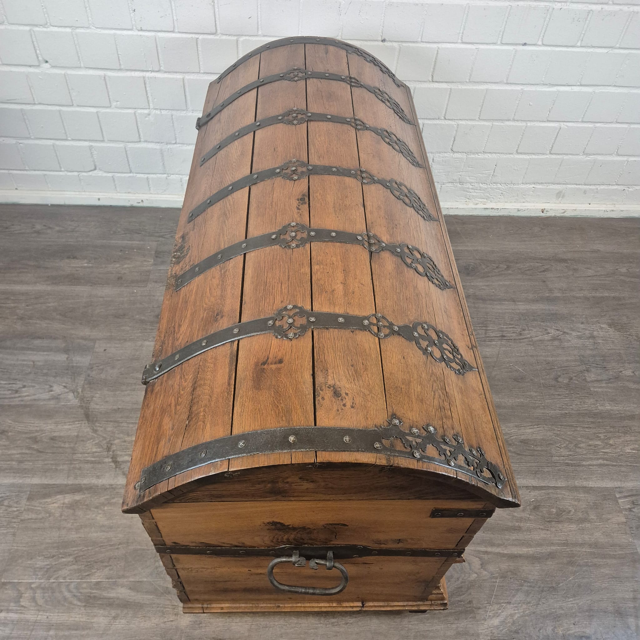 Dekenkist Kist Barok 1779 Eiken - Afbeelding 6