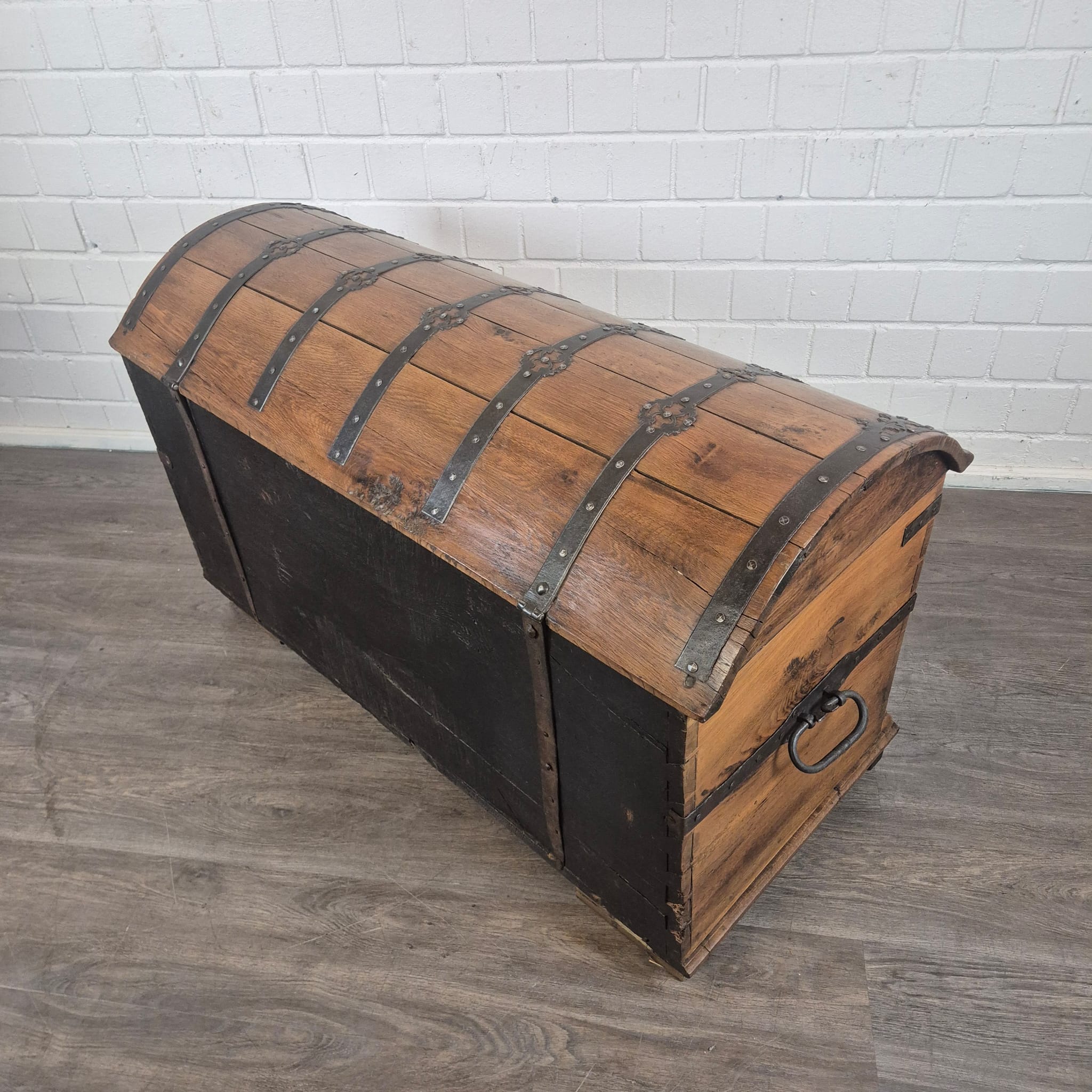 Dekenkist Kist Barok 1779 Eiken - Afbeelding 17