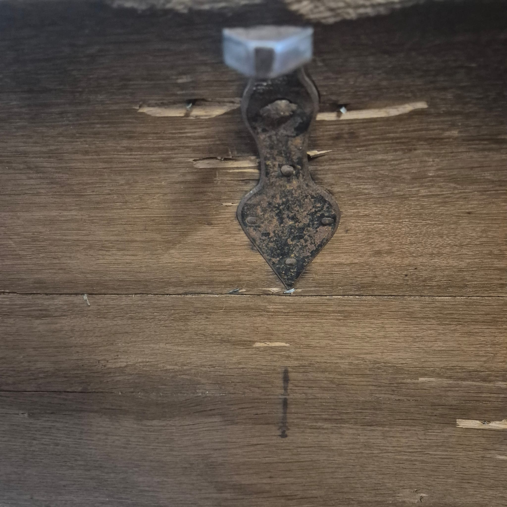 Dekenkist Kist Barok 1779 Eiken - Afbeelding 15