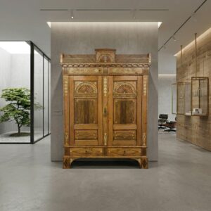 Kledingkast Zonnekast Empire 1810 Grenen