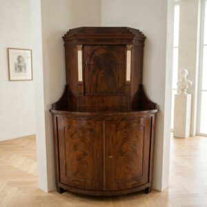 Hoekkast Biedermeier 1840 Mahonie
