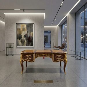 Bureau Rococo-Stijl Noten 1,80 m x 0,84 m