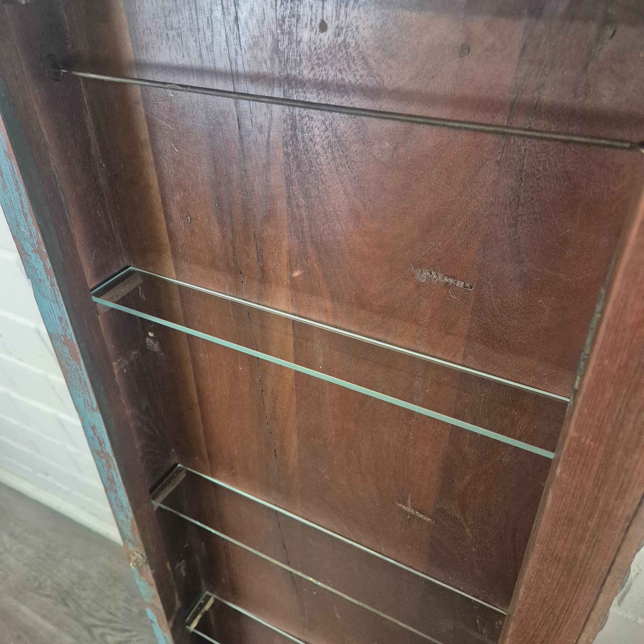 Set Vitrines Antiek 1880 Teak - Afbeelding 23